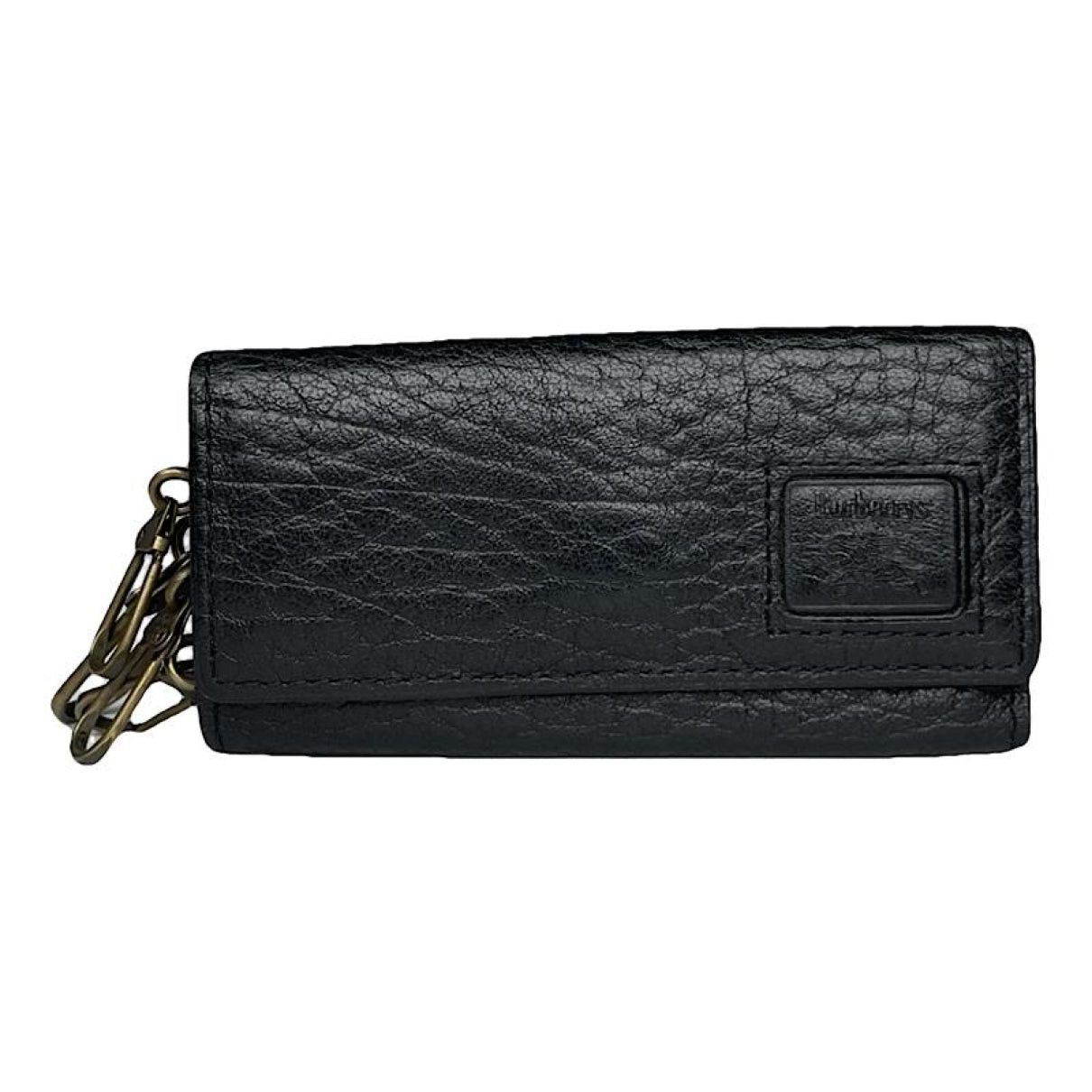 Burberry Black Leather Purse Size ONE SIZE - 1 Thumbnail