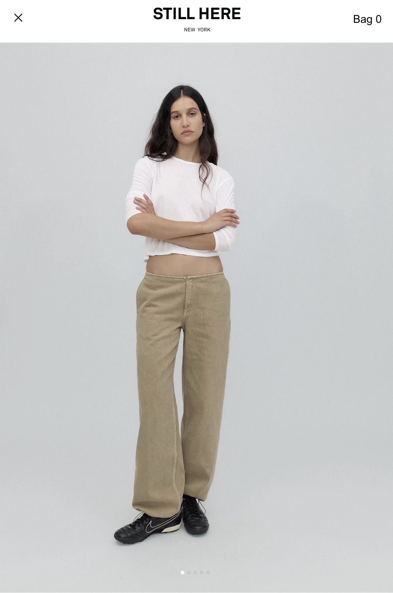 Still Here Sport Jean in Pear Size 26" / US 2 / IT 38 - 2 Thumbnail