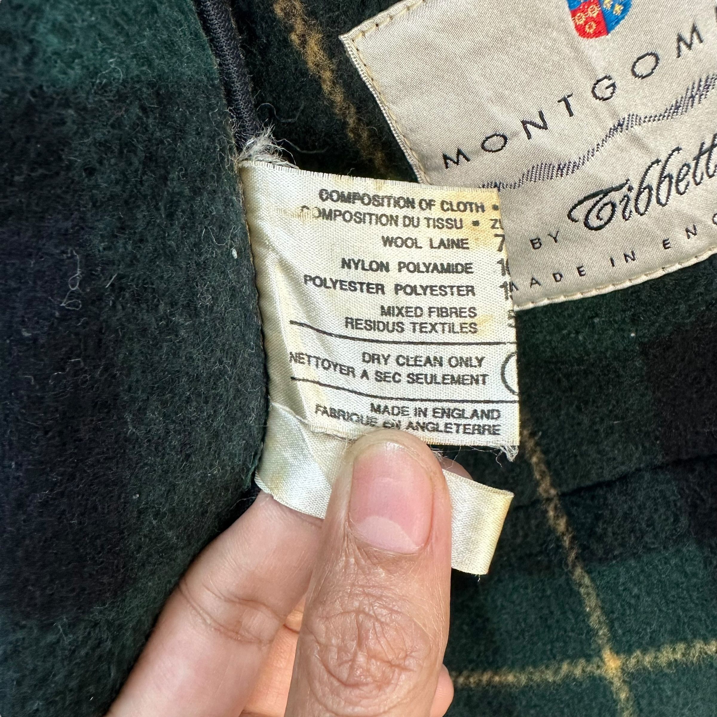 Original Montgomery Vintage MONTGOMERY Wool Blend Hooded Duffle Coat #A75-1810 Size US M / EU 48-50 / 2 - 10 Thumbnail