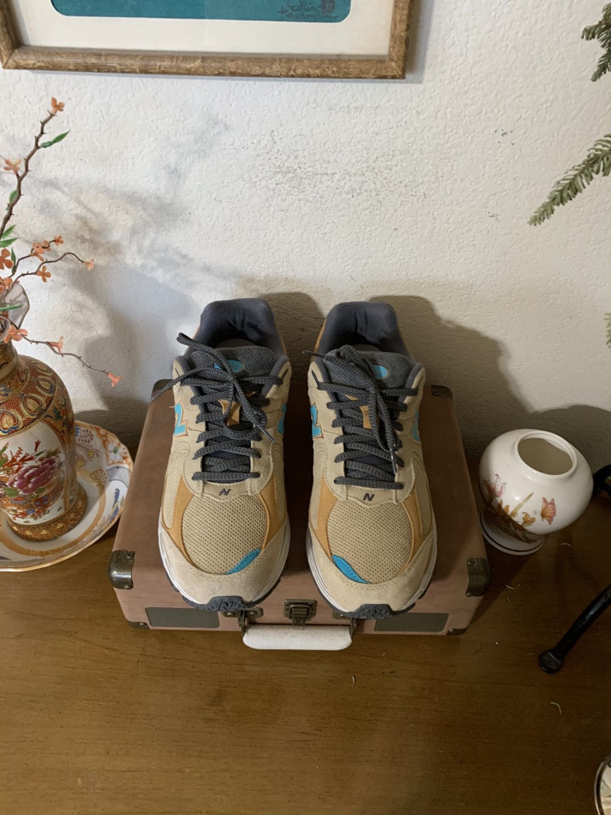 J.Crew × New Balance J Crew x New Balance 2002R sneakers Rain cloud/prism purple Size US 13 / EU 46 - 2 Thumbnail