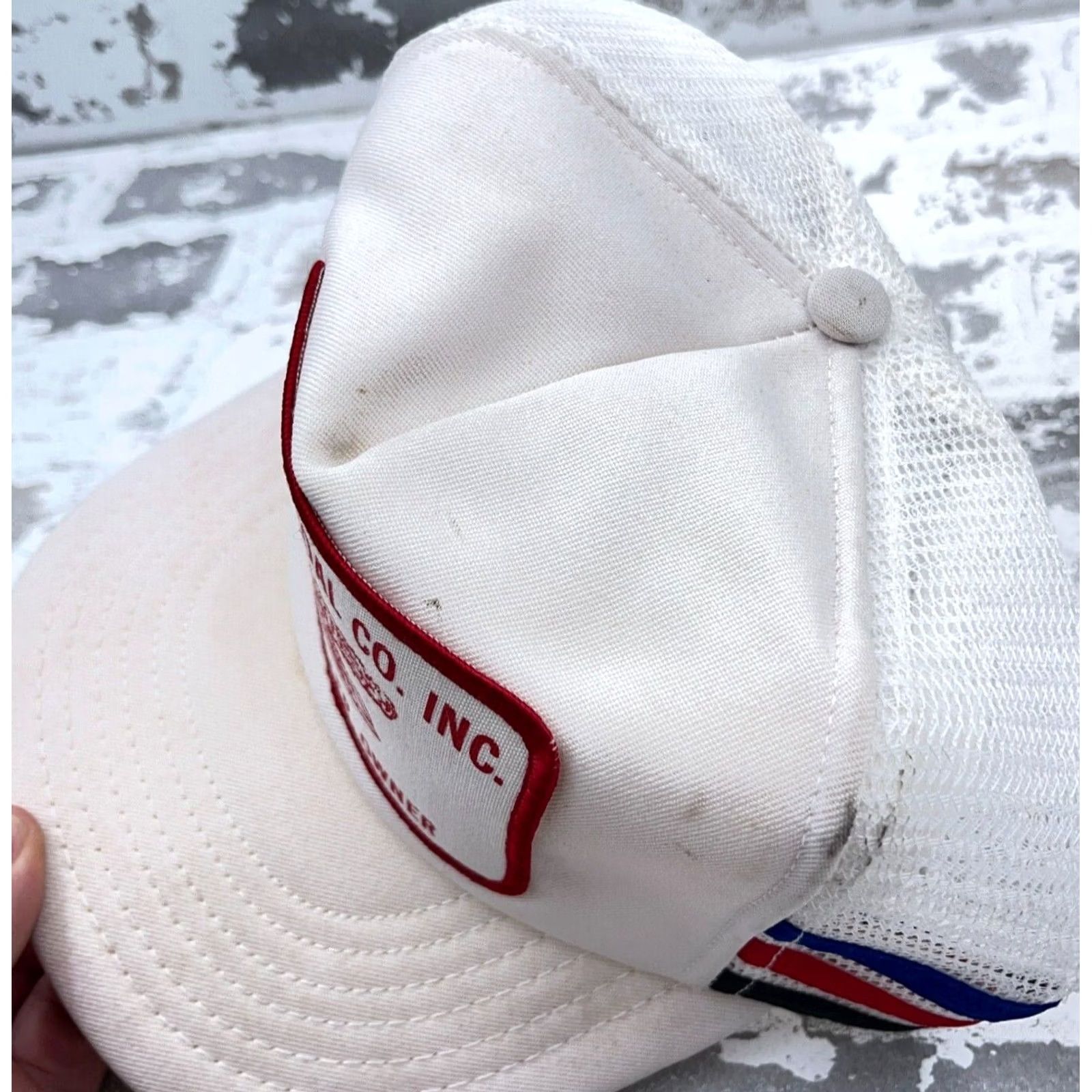 Coal VINTAGE Park Avenue Trucker Hat Cap Snap Back USA Patch 80s Scottie Coal Mining White Red Blue Mens Size ONE SIZE - 5 Thumbnail