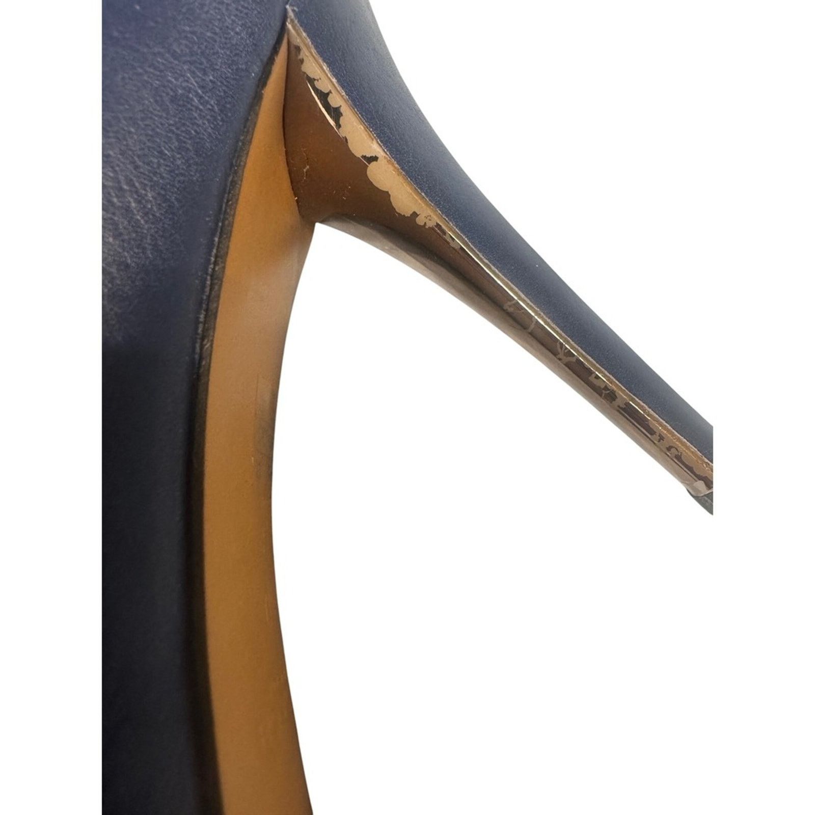 Coach Coach Leather Ankle Strap Heels Pointed Toe Block Heel Pumps Size US 8 / IT 38 - 3 Thumbnail