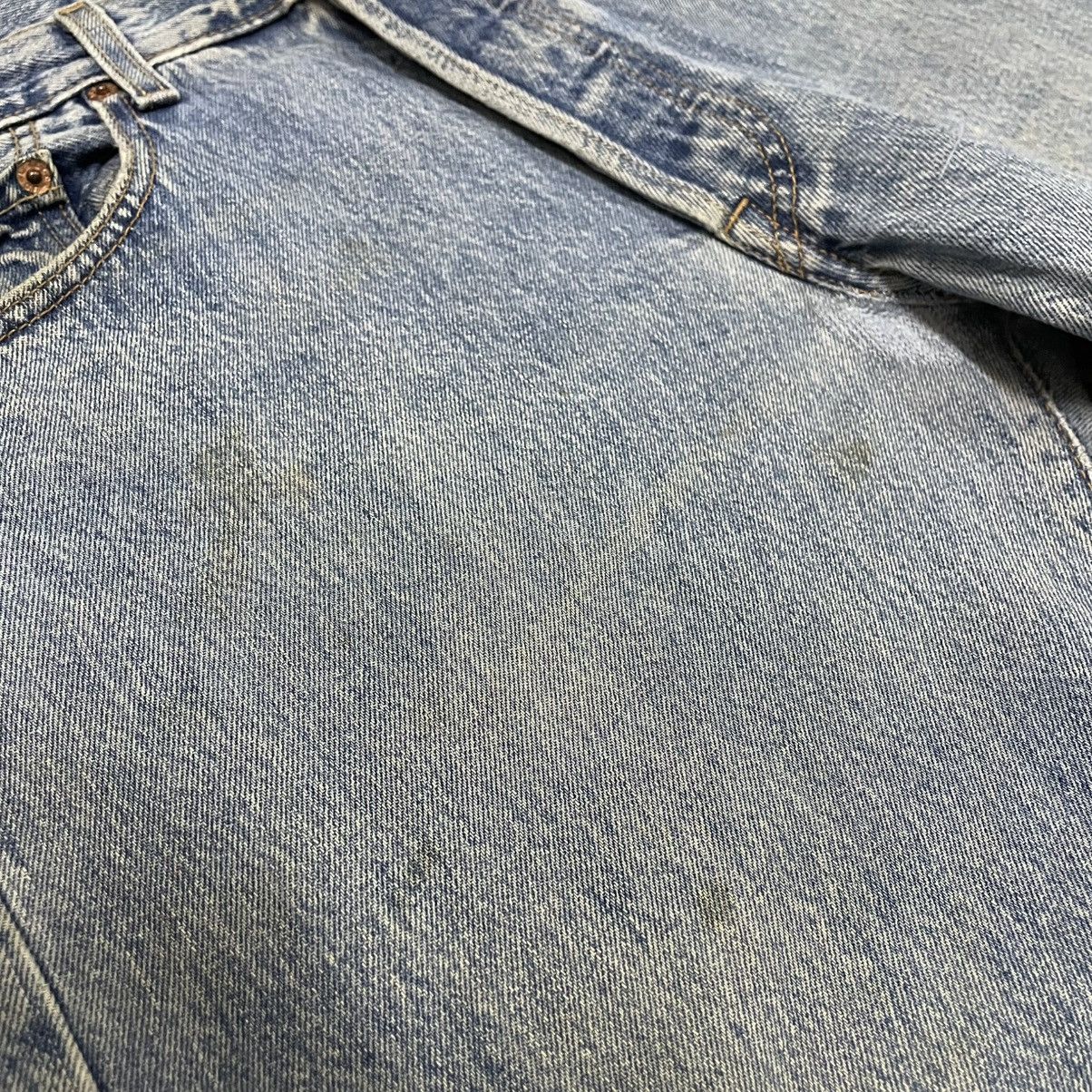 Levi's Vintage Clothing 🔥Vintage Levis 501 Stoned Washed Distress Dirty Denim Jeans Size US 34 / EU 50 - 9 Thumbnail