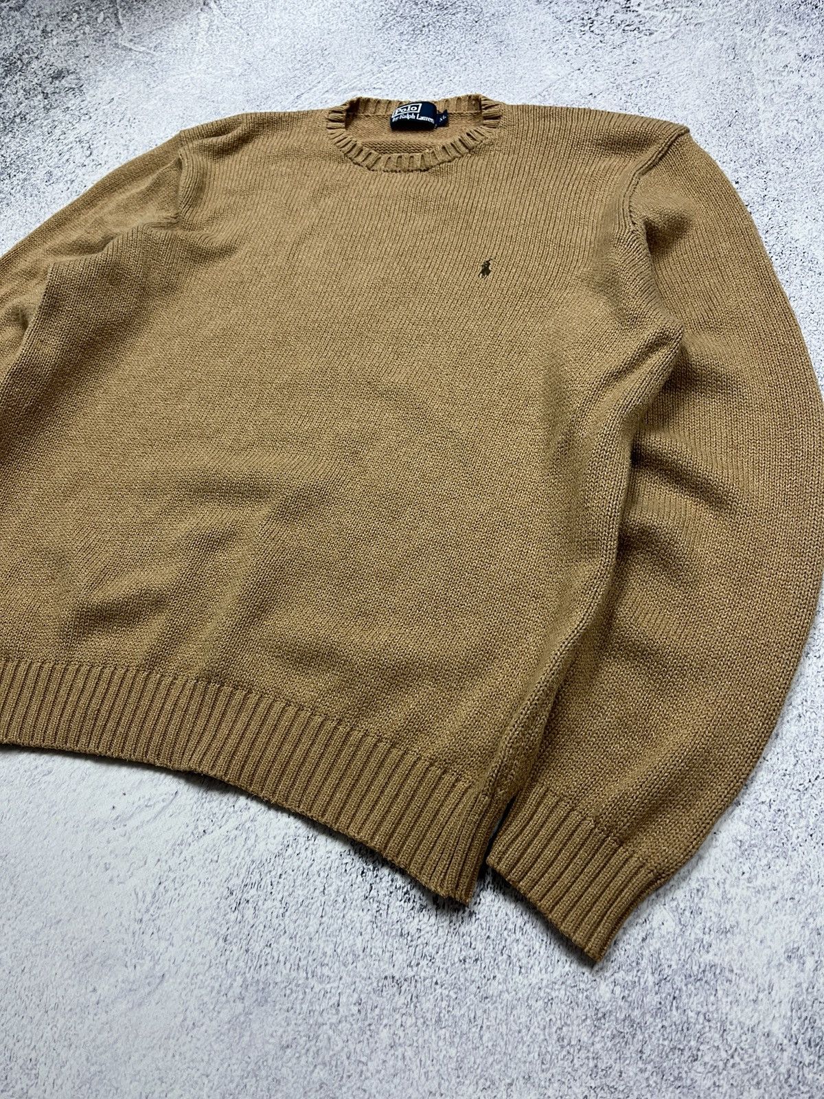Polo Ralph Lauren Polo Ralph Lauren Vintage Sweater Knit Brown Old Money Y2k Size US XL / EU 56 / 4 - 8 Thumbnail