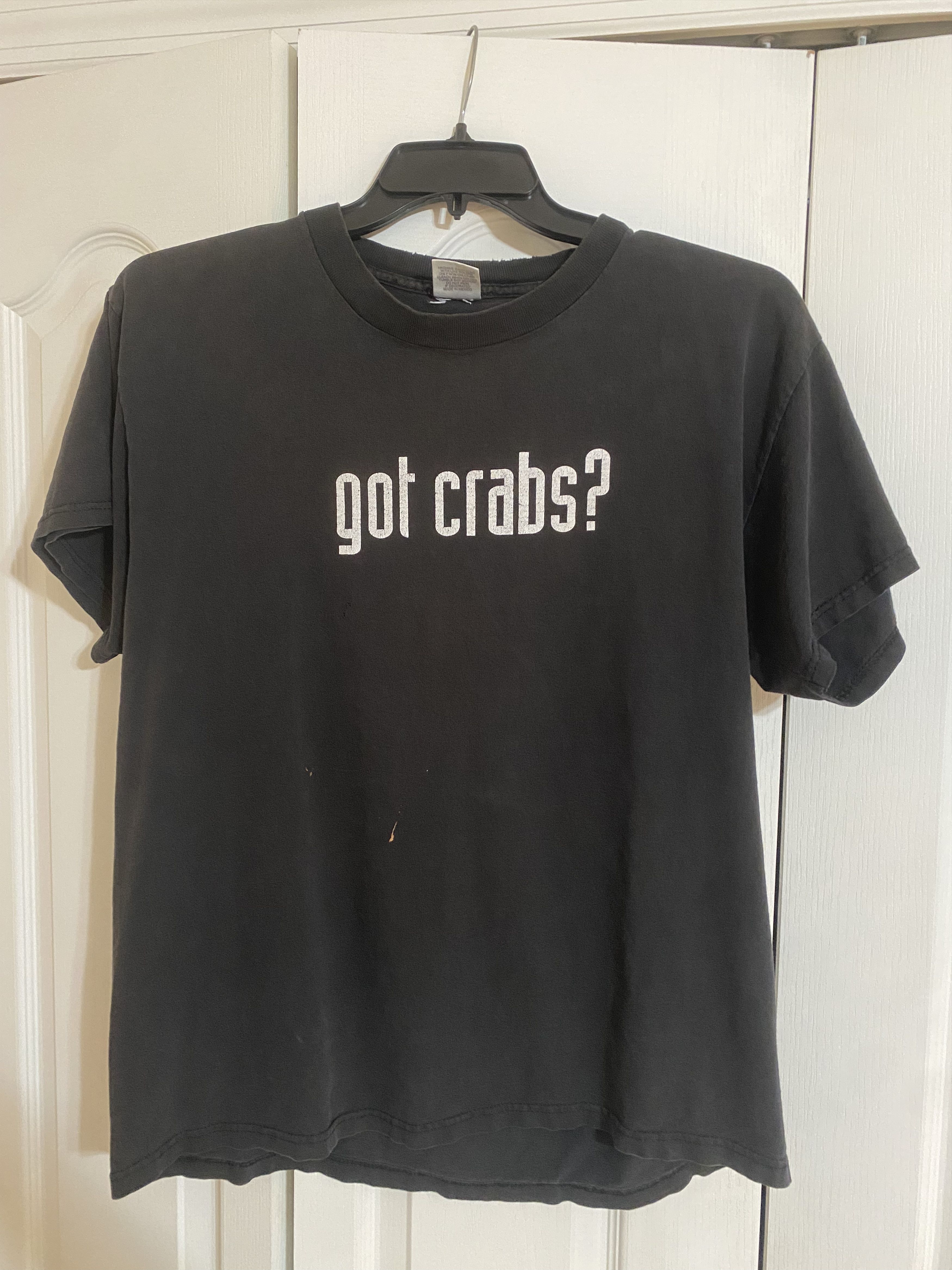Vintage Vintage black sunfaded got crabs? joes crab shack 90 Shirt Size US L / EU 52-54 / 3 - 1 Thumbnail