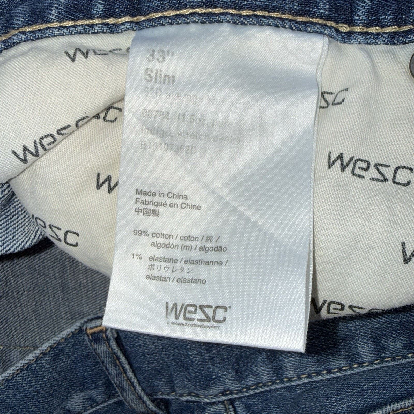 WeSC WeSC Women’s Low Rise Jeans 32x29 Blue Denim Medium Wash EUC Size 32" / US 10 / IT 46 - 7 Thumbnail