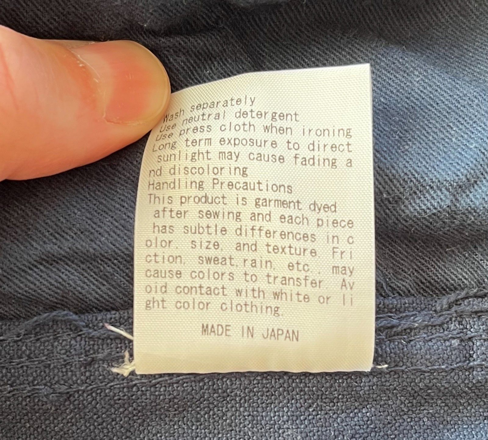 Ron Herman RHLA Navy Blue Work Pants Size 25" / US 0 / IT 36 - 10 Thumbnail
