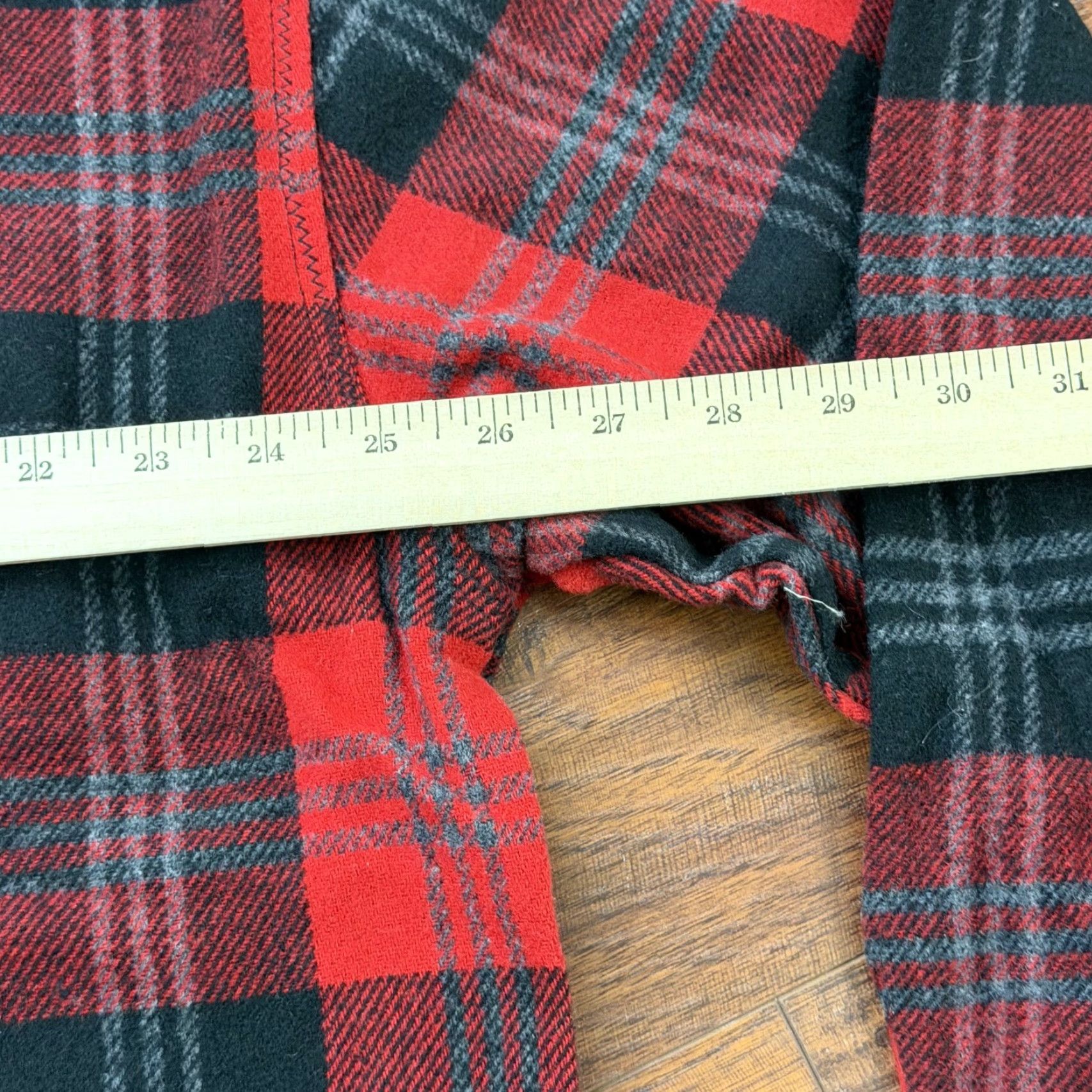 Gap VINTAGE GAP Shirt Mens XL Red Wool Blend Flannel Long Sleeve Pockets Size US XL / EU 56 / 4 - 6 Thumbnail