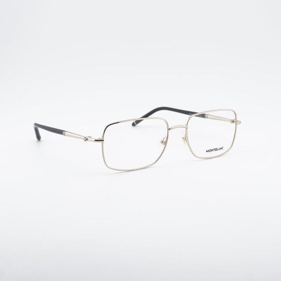 Montblanc Montblanc MB0072O 003 Eyeglasses Gold/Black 57mm Rectangle Size ONE SIZE - 6 Thumbnail