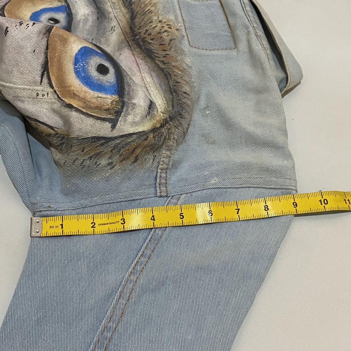Levi's Levi's Jacket Denim Unisex Hand Painting Owl Head Size US M / EU 48-50 / 2 - 16 Thumbnail