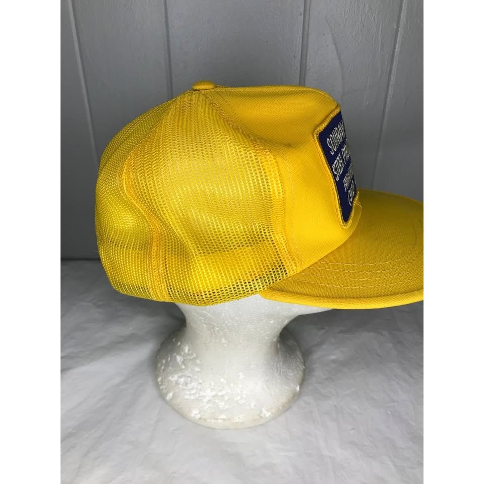 Vintage Vintage 80's trucker mesh Steel metal worker patch snapback Size ONE SIZE - 2 Thumbnail