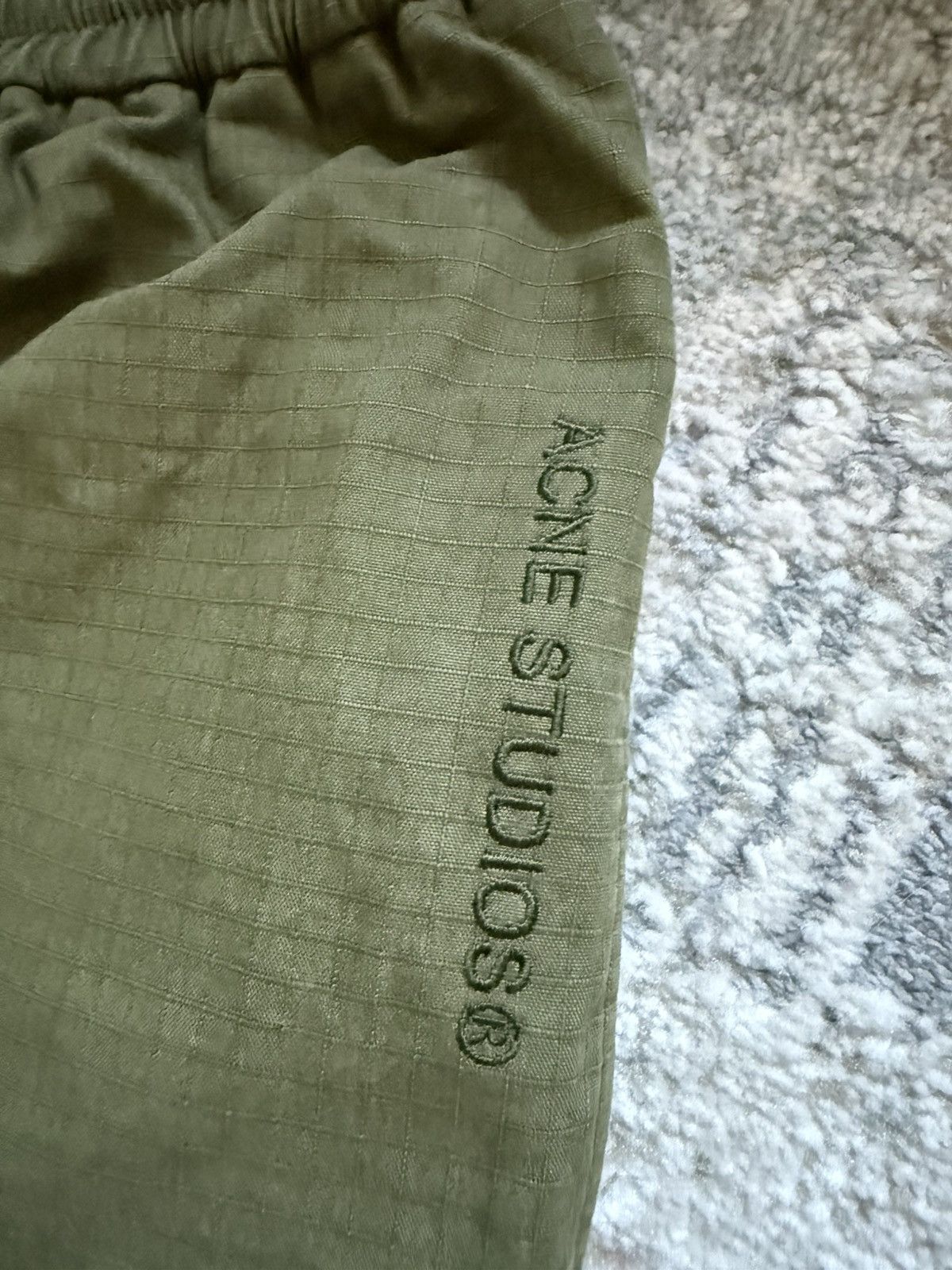 Acne Studios Acne Studios Cargo Trousers Olive Green FN-MN-TROU000844 Size US 42 / EU 58 - 4 Thumbnail