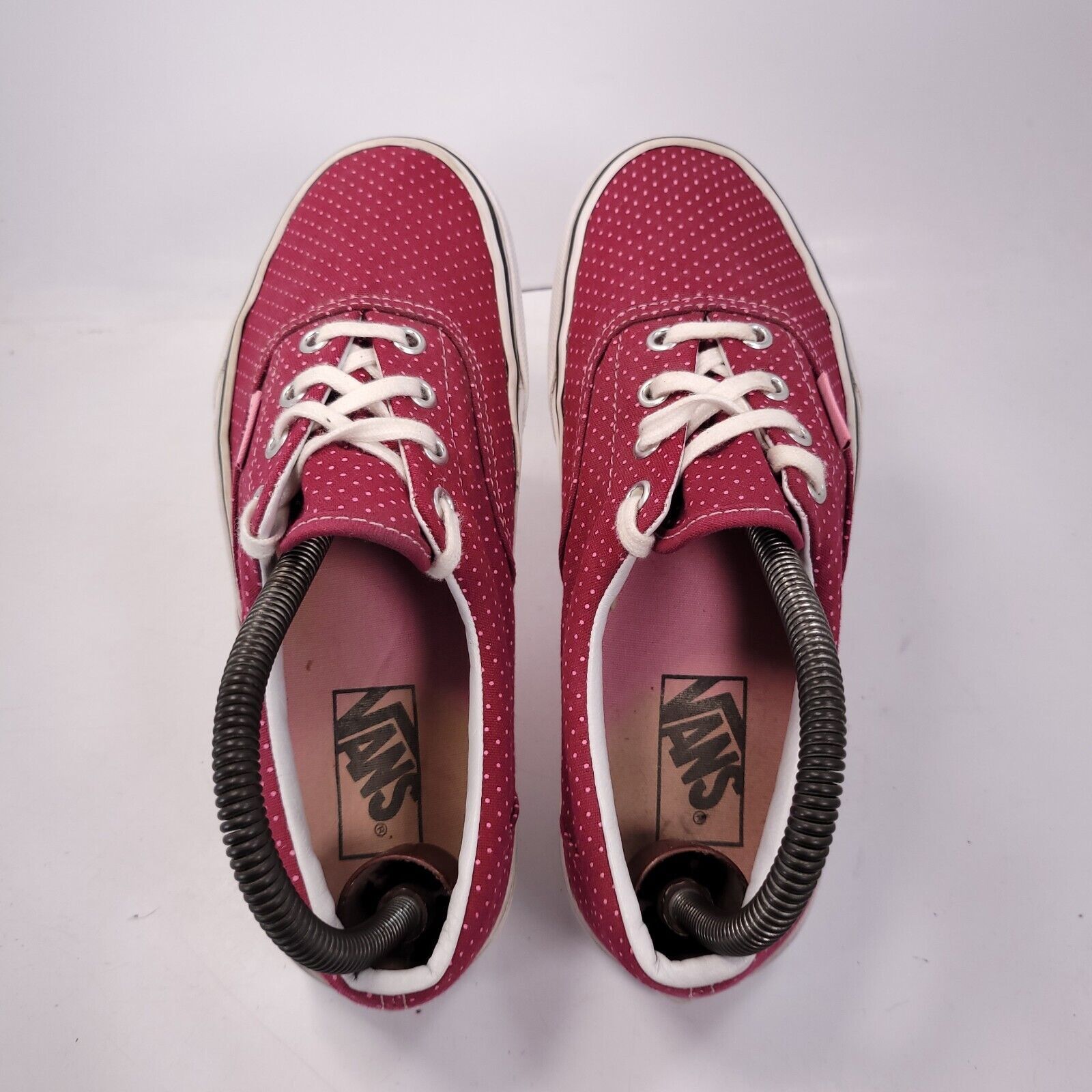 Vans Vans Off the Wall Shoe Women Size 7 Mens 5.5 TC6D Pink White Size US 7 / IT 37 - 4 Thumbnail