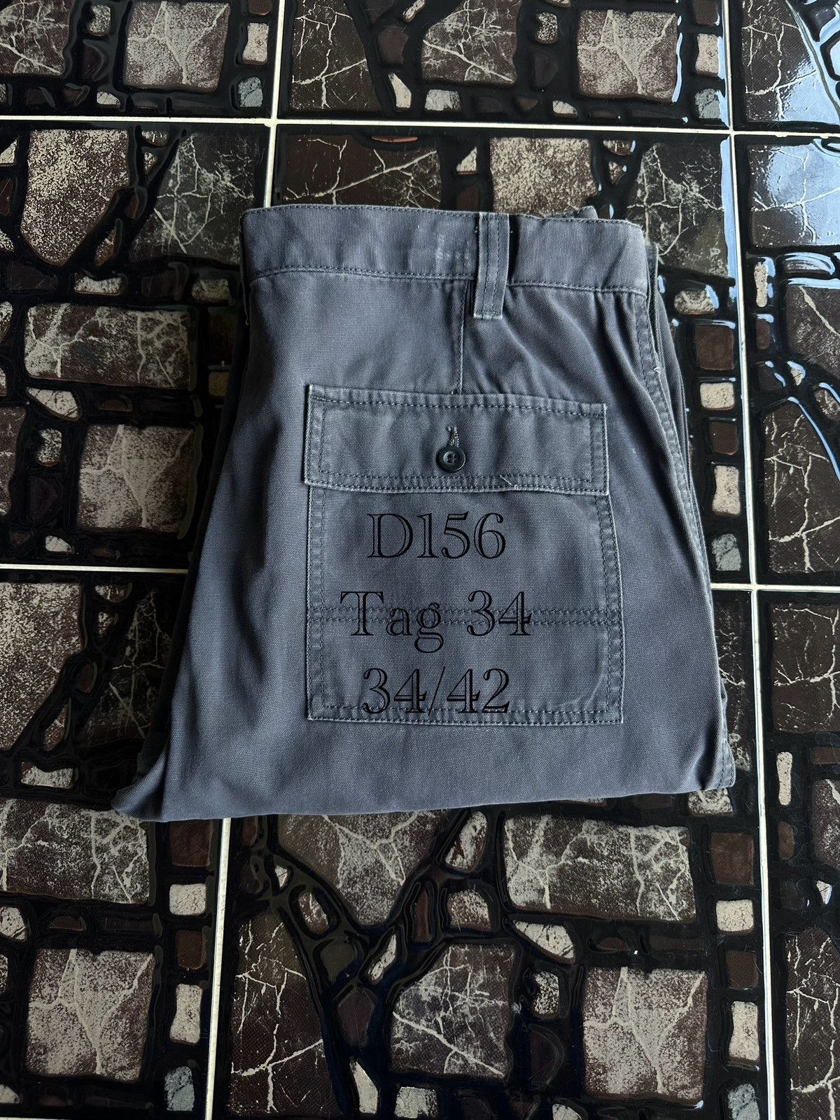 Dockers × Levi's × Vintage Vintage Dockers Sunfaded Workwear Pant D156 Size US 34 / EU 50 - 14 Thumbnail