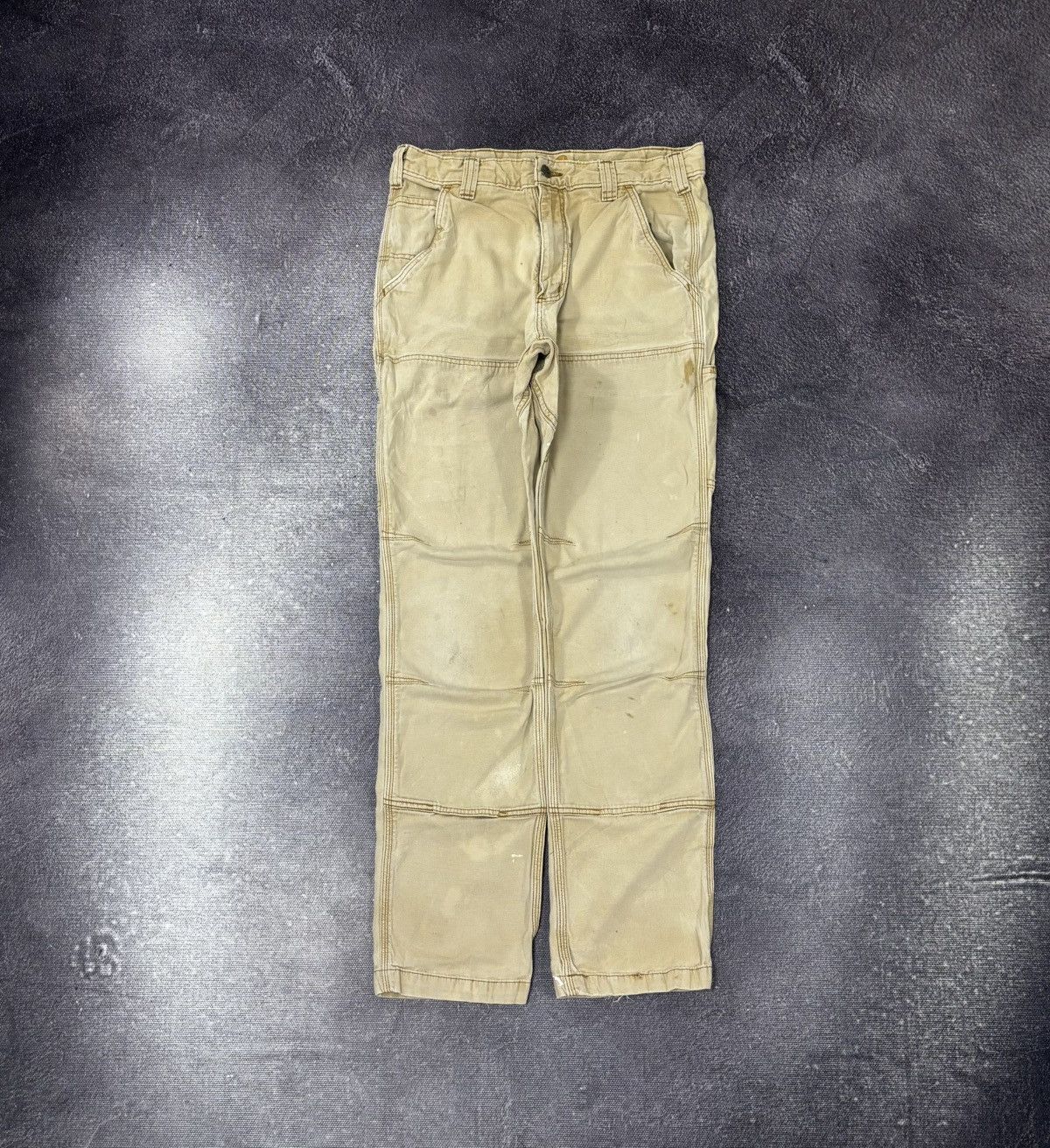 Carhartt Vintage Carhartt Double Knee Workwear Faded Utility Pants Size US 32 / EU 48 - 1 Thumbnail
