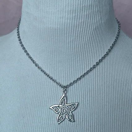 Jewelry Starfish Star Pendant Necklace Sweet Cool Size ONE SIZE - 1 Thumbnail