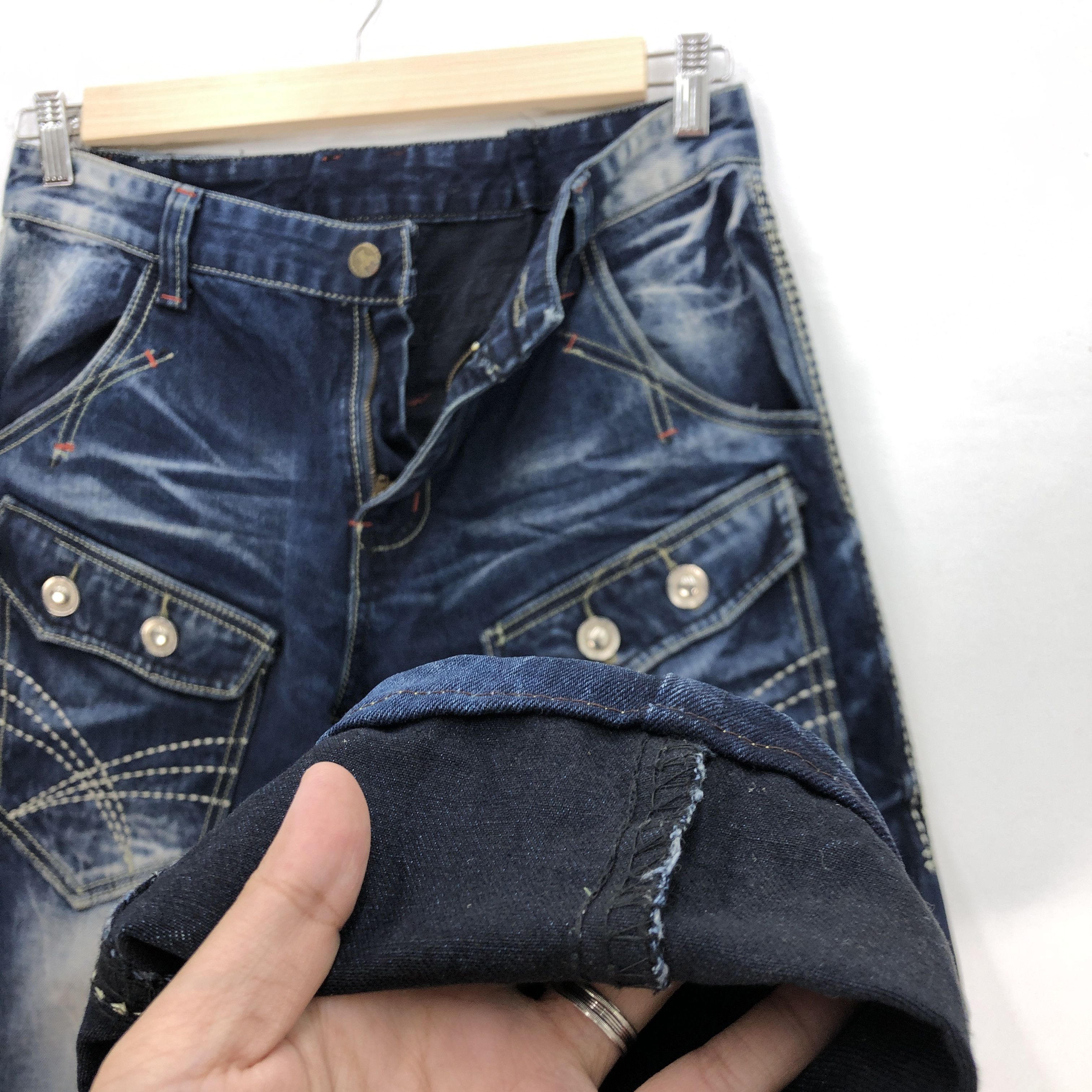 Japanese Brand Vintage Japanese Jeans Multi Pocket Denim Riders Pants Size US 30 / EU 46 - 8 Thumbnail