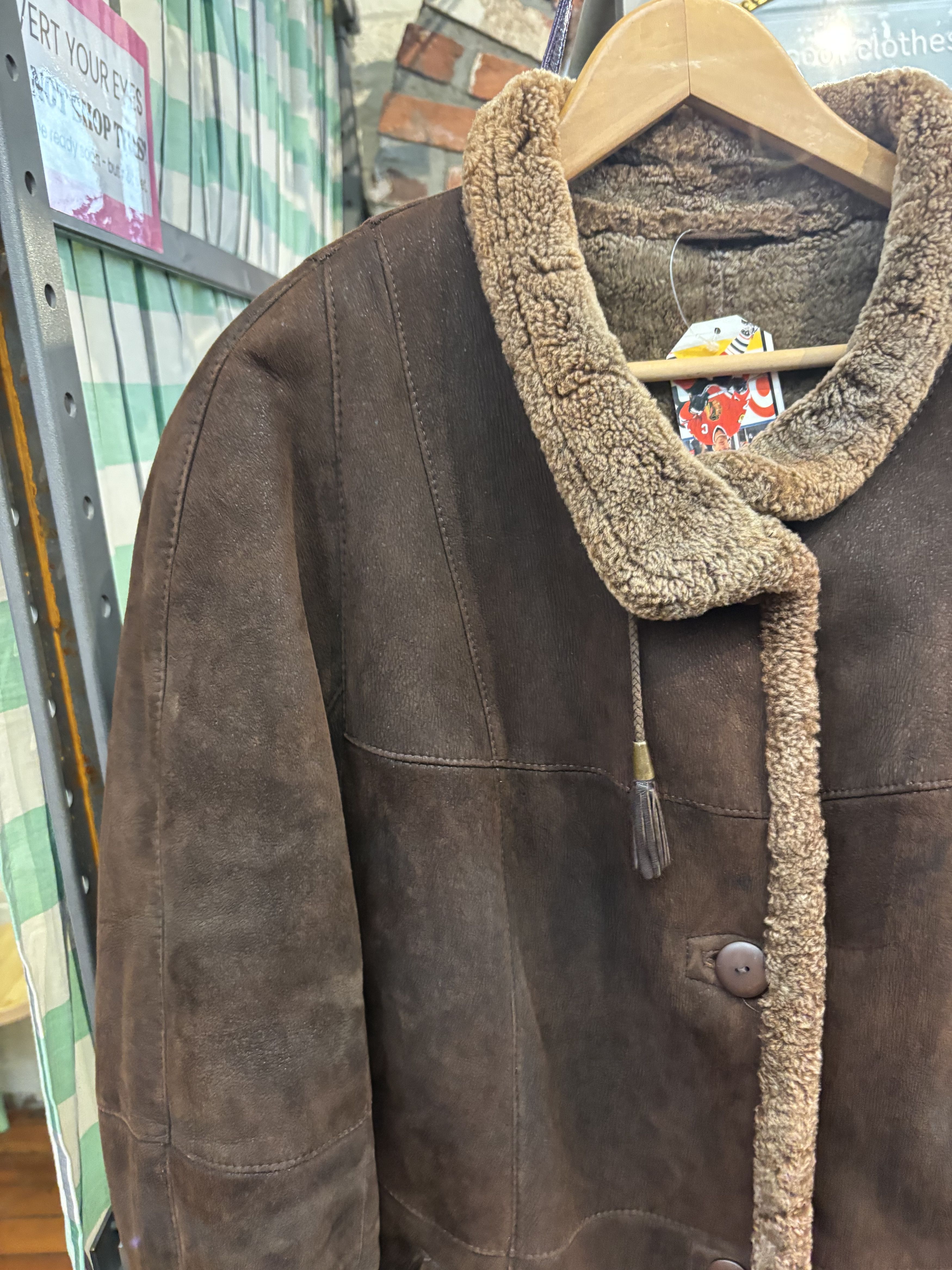 Other Hide Society vintage size 24 shearling coat Size 4XL / US 24-26 - 3 Thumbnail