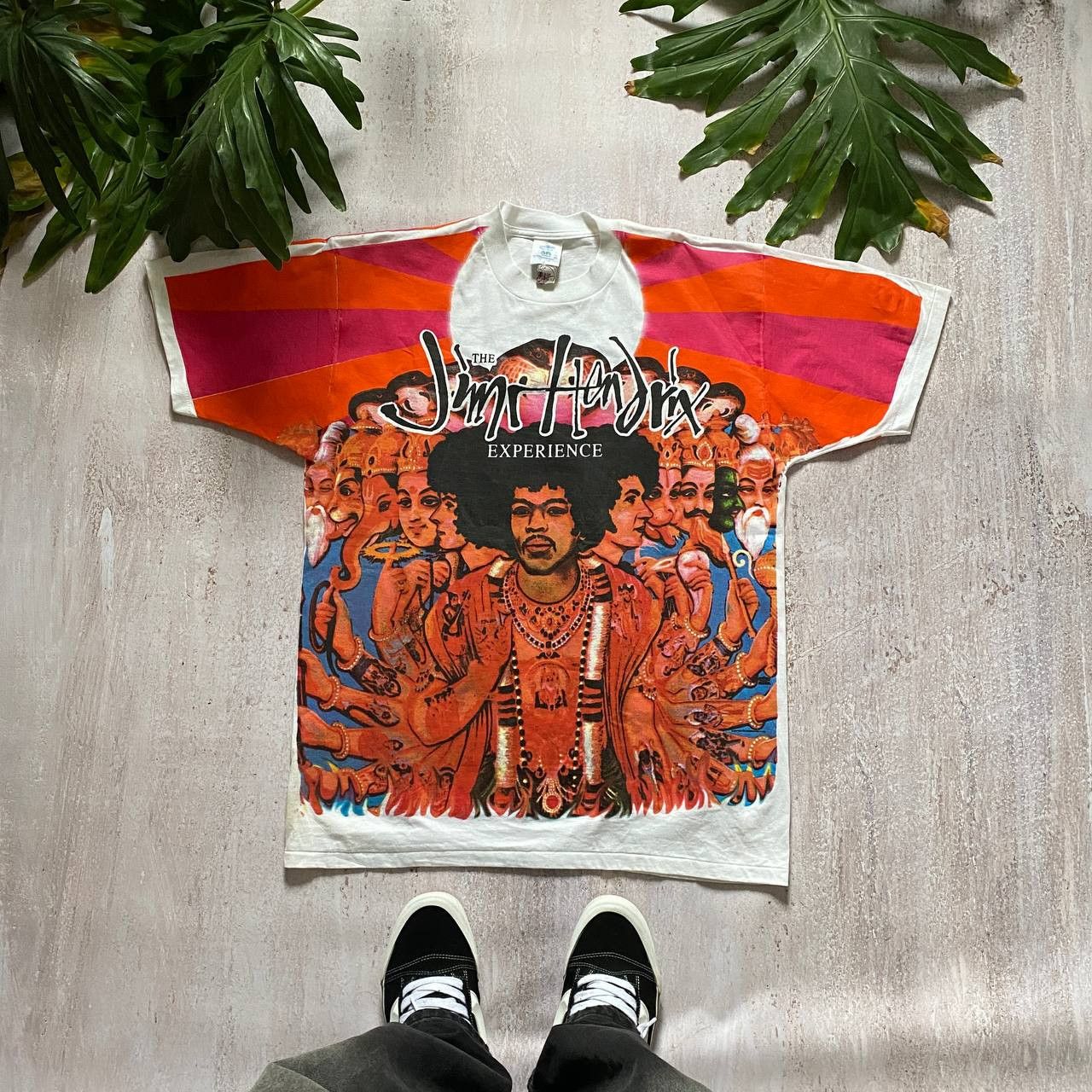 Band Tees VINTAGE 90S JIMI HENDRIX EXPERIENCE AXIS ALL OVER PRINT TEE Size US XL / EU 56 / 4 - 1 Thumbnail