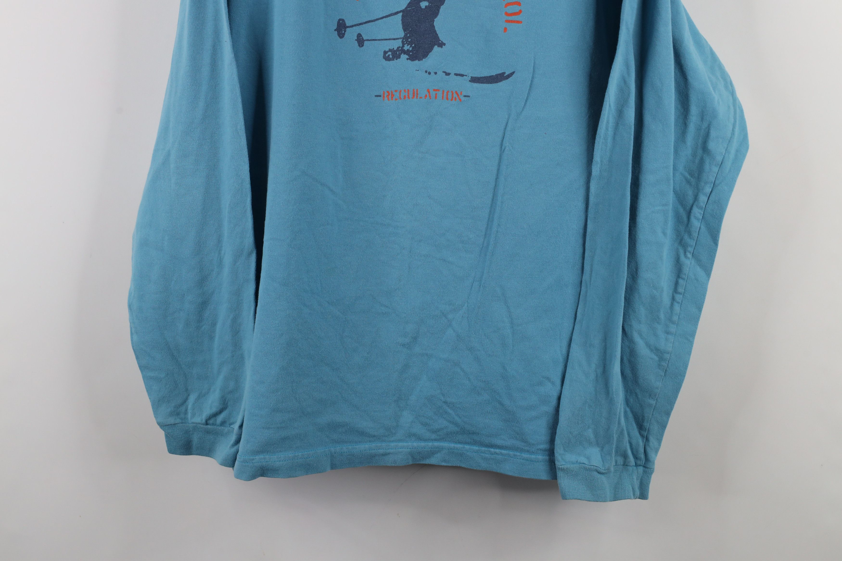 Gap × Vintage Vintage 90s Gap Spell Ski Patrol Long Sleeve T-Shirt Blue Size US M / EU 48-50 / 2 - 3 Thumbnail