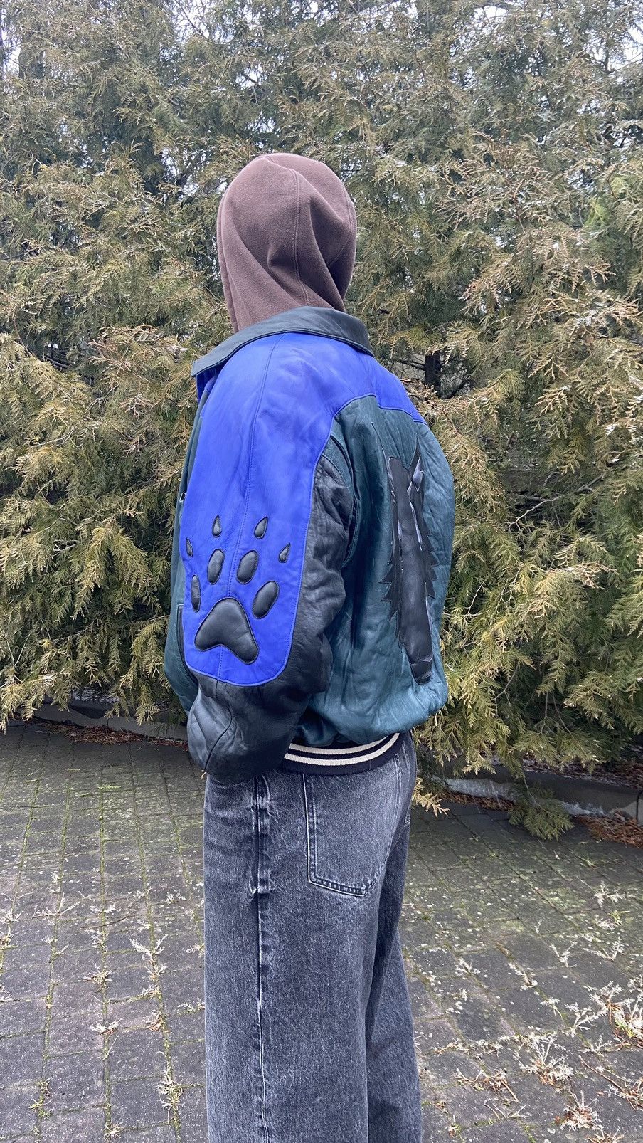 Michael Hoban 🟤Vintage American Basic Leather Jacket Like Michael Hoban🟤 Size US L / EU 52-54 / 3 - 4 Thumbnail