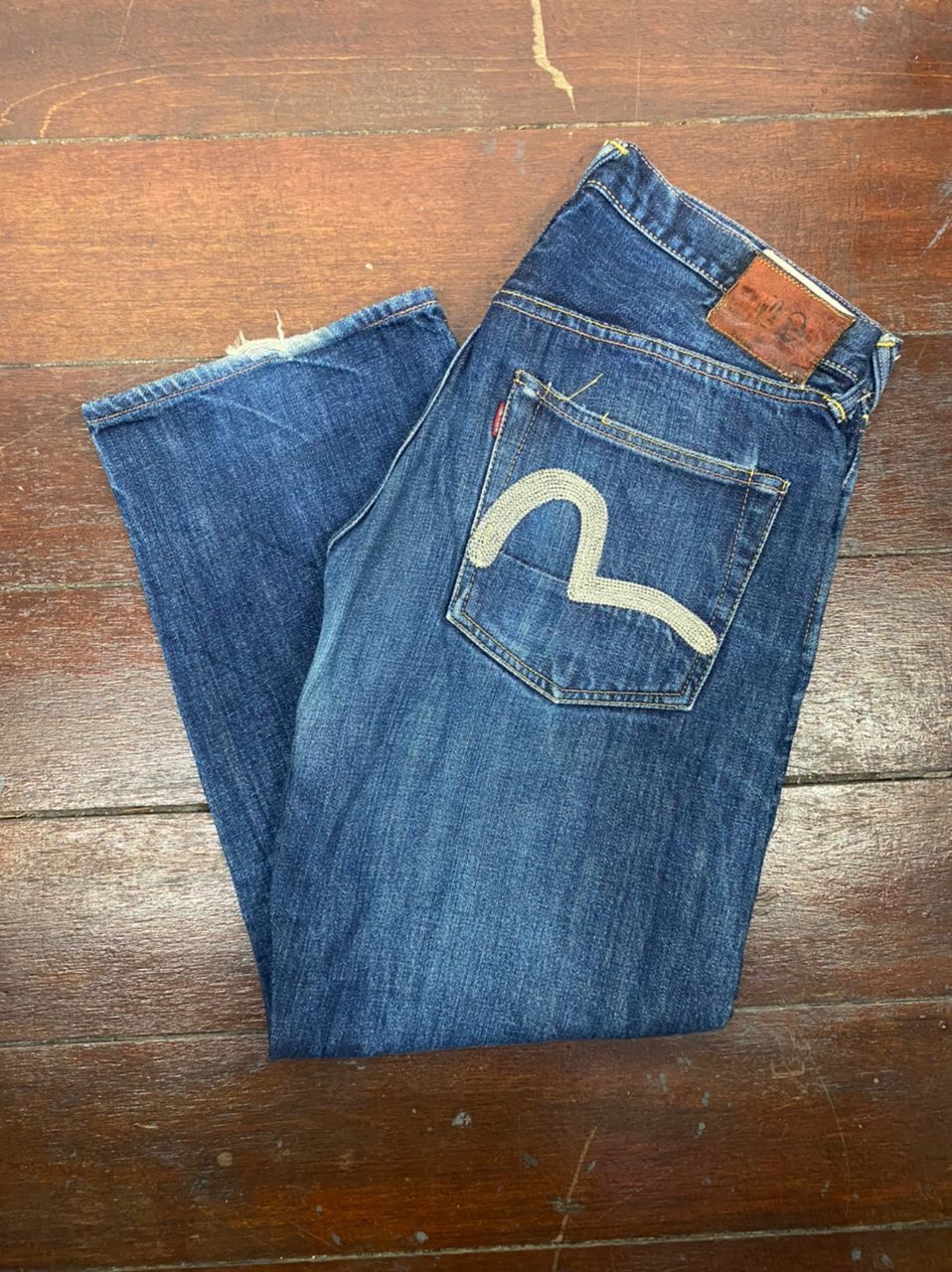 Evisu × Japanese Brand Vintage evisu selvedge distressed denim jeans by yamane Size US 34 / EU 50 - 18 Thumbnail