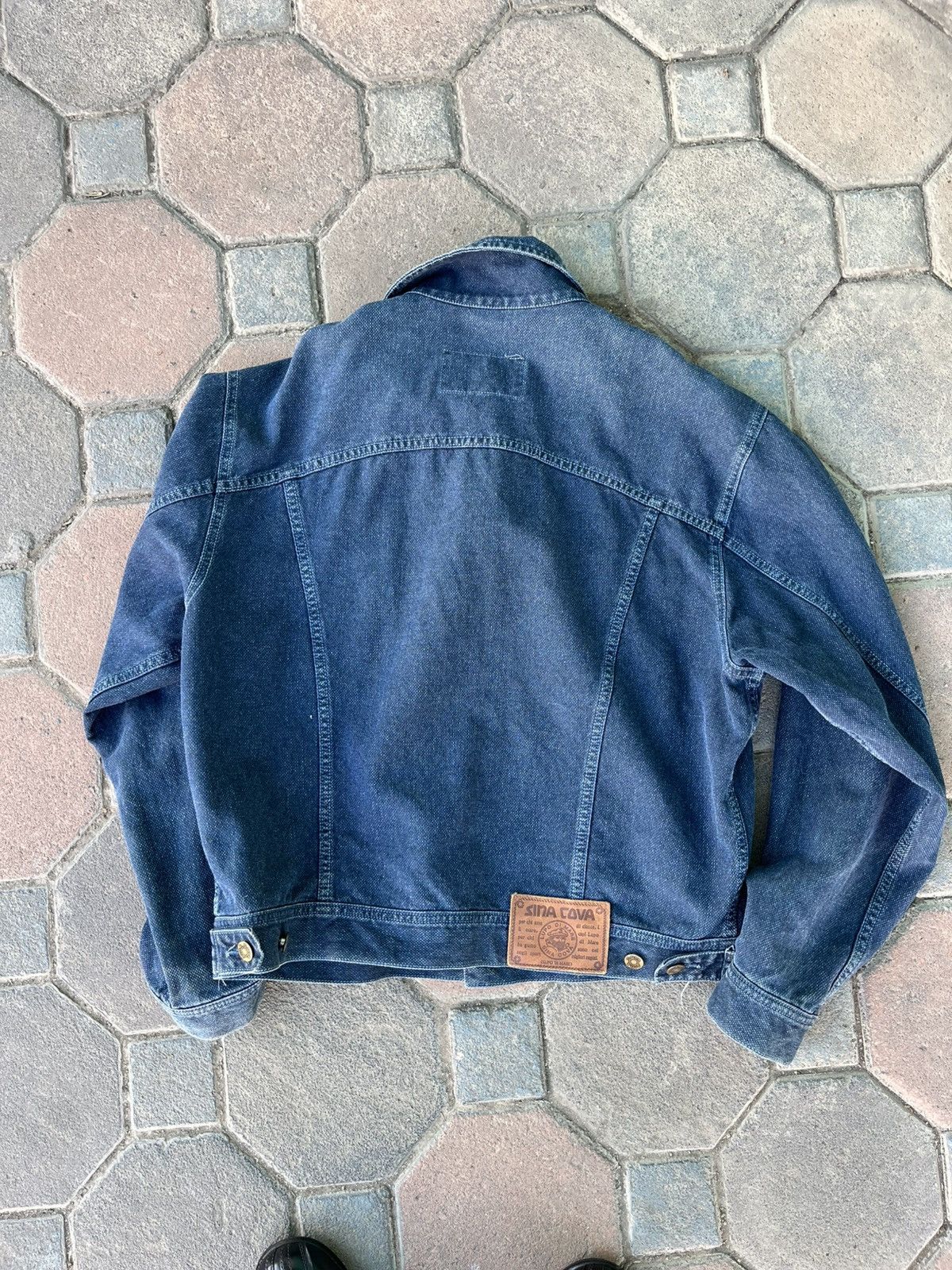 Japanese Brand Vintage Japan Denim jacket /Lupo Di Mare Sina cova Size US L / EU 52-54 / 3 - 3 Thumbnail