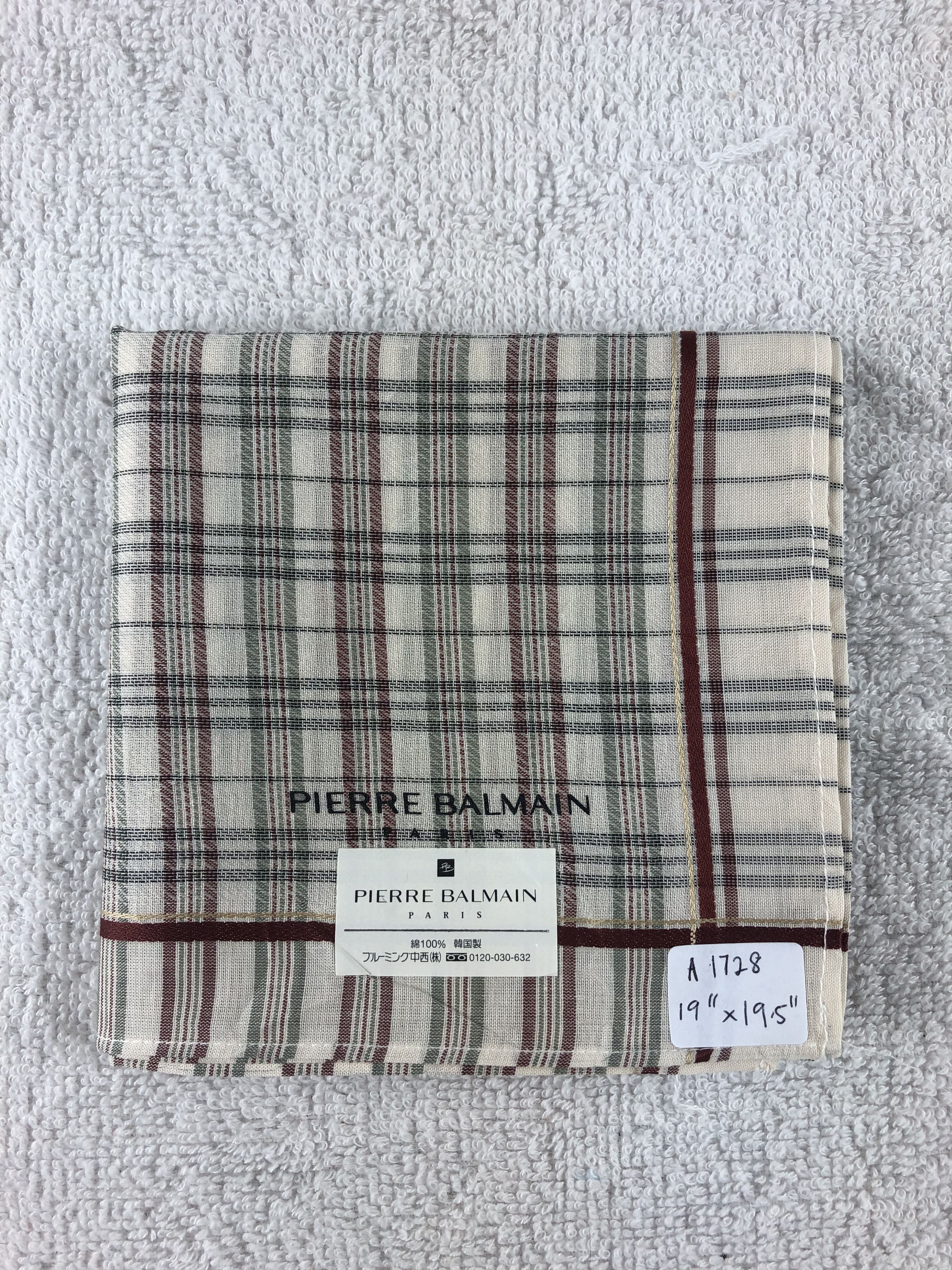 Pierre Balmain × Vintage Pierre Balmain Handkerchief / Bandana / Neckerchief Size ONE SIZE - 6 Thumbnail