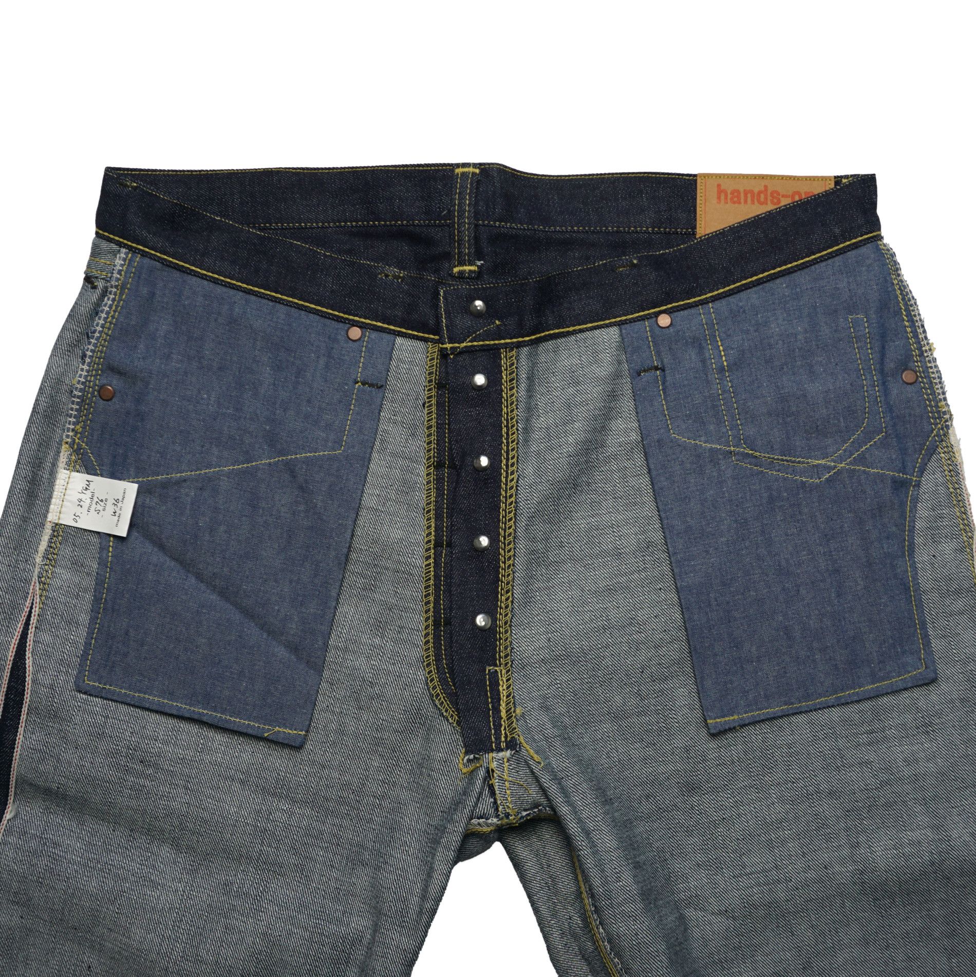 Japanese Brand HANDS-ON S76 W36 x L36 1966-type Hand-crafted Selvedge Jeans Size US 36 / EU 52 - 14 Thumbnail