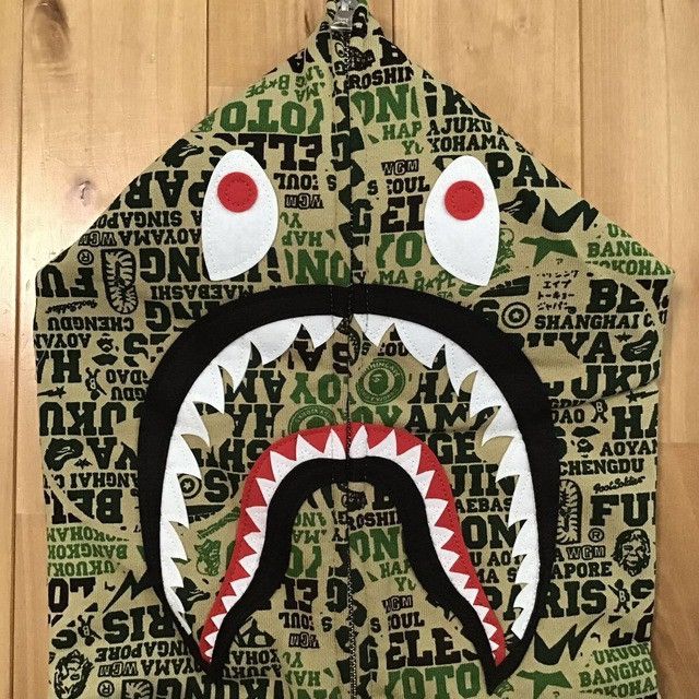 Bape BAPE XXV CITIES CAMO shark full zip hoodie a bathing ape Size US XL / EU 56 / 4 - 3 Thumbnail