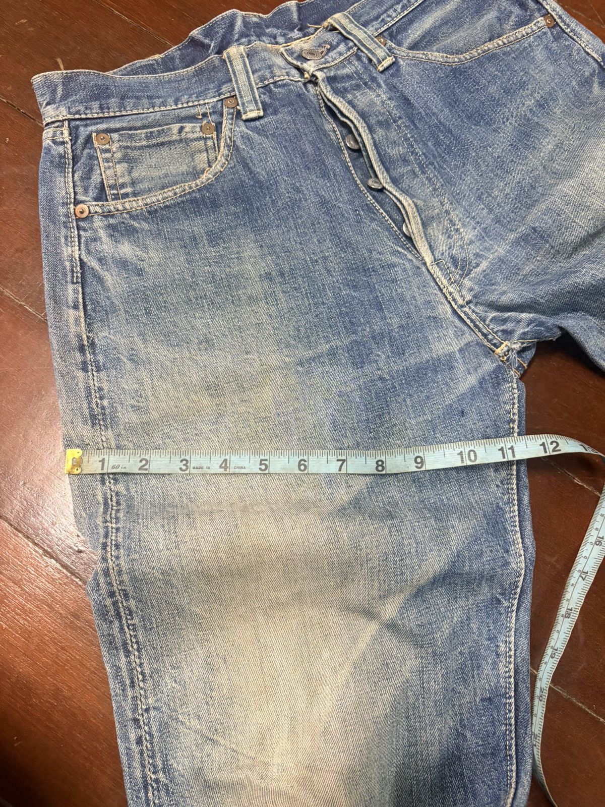 Warehouse Fire 🔥🔥 vintage warehouse v stich button hidden rivet Size US 31 - 22 Thumbnail
