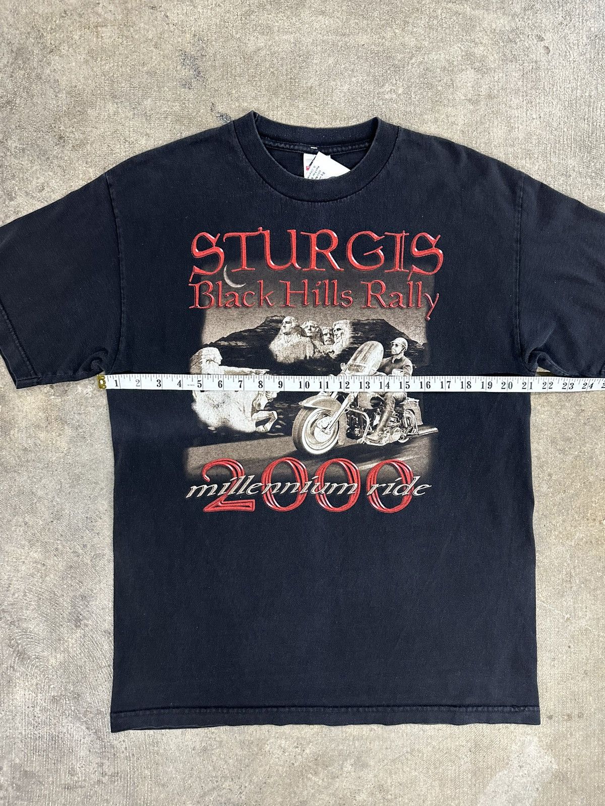 Harley Davidson × Vintage Vintage 2000 Sturgis Black Hills Rally Biker T-Shirt Size US L / EU 52-54 / 3 - 6 Thumbnail