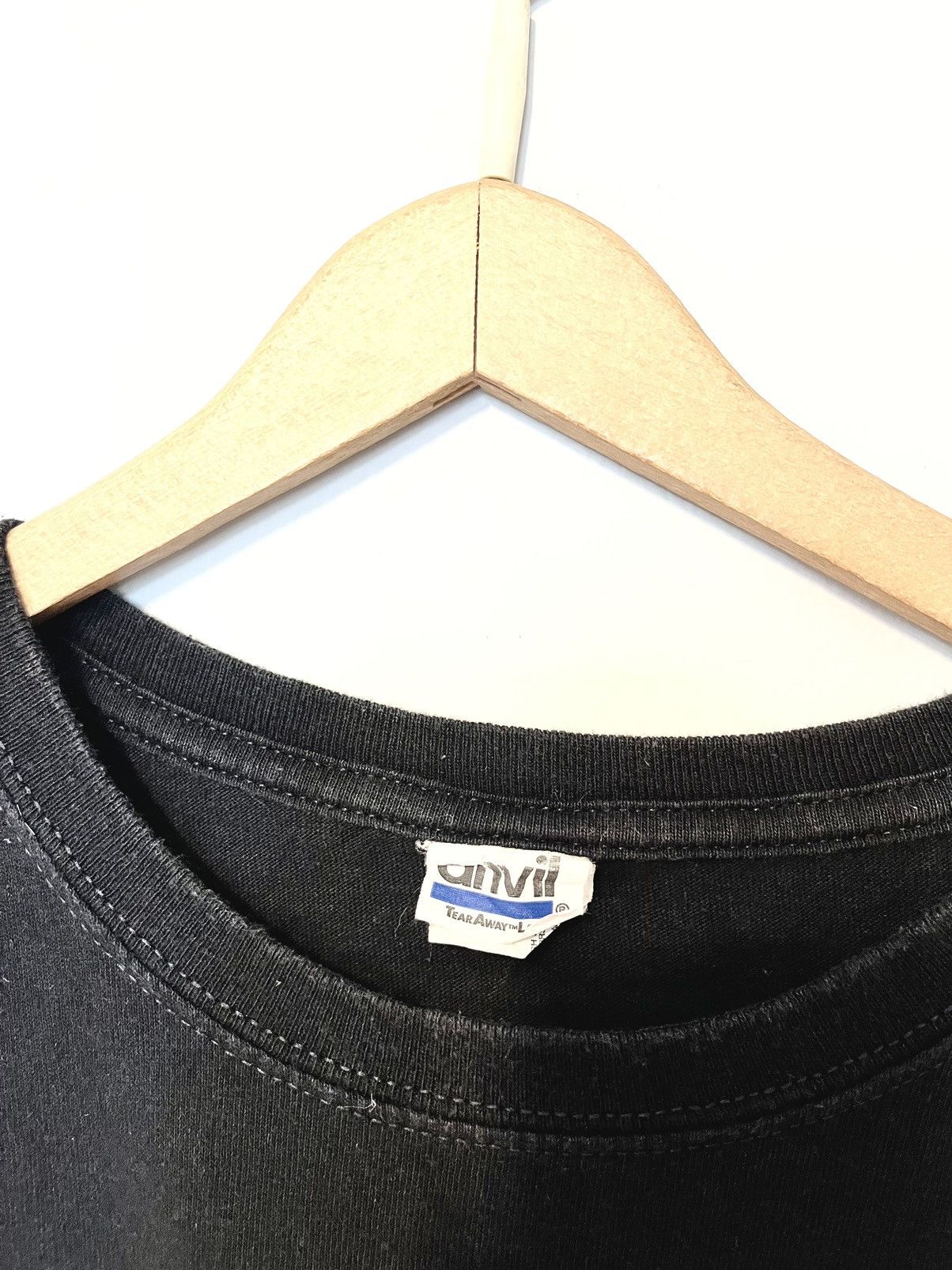Anvil Two Girls Short Vintage Black T Size US L / EU 52-54 / 3 - 3 Thumbnail