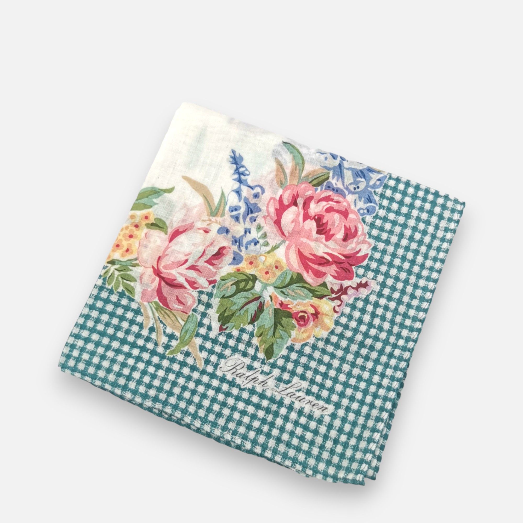 Ralph Lauren Vintage Ralph Lauren Handkerchief Pocket Square Bandana Size ONE SIZE - 2 Thumbnail