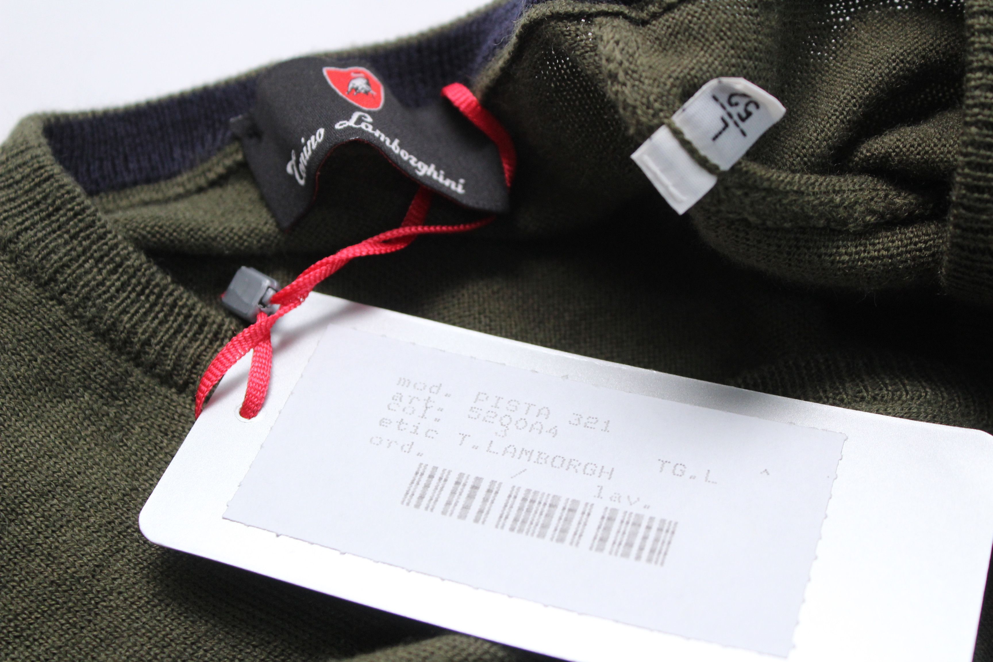 Tonino Lamborghini Tonino Lamborghini Merino Wool Sweater Size 52/L NEW Size US L / EU 52-54 / 3 - 12 Thumbnail