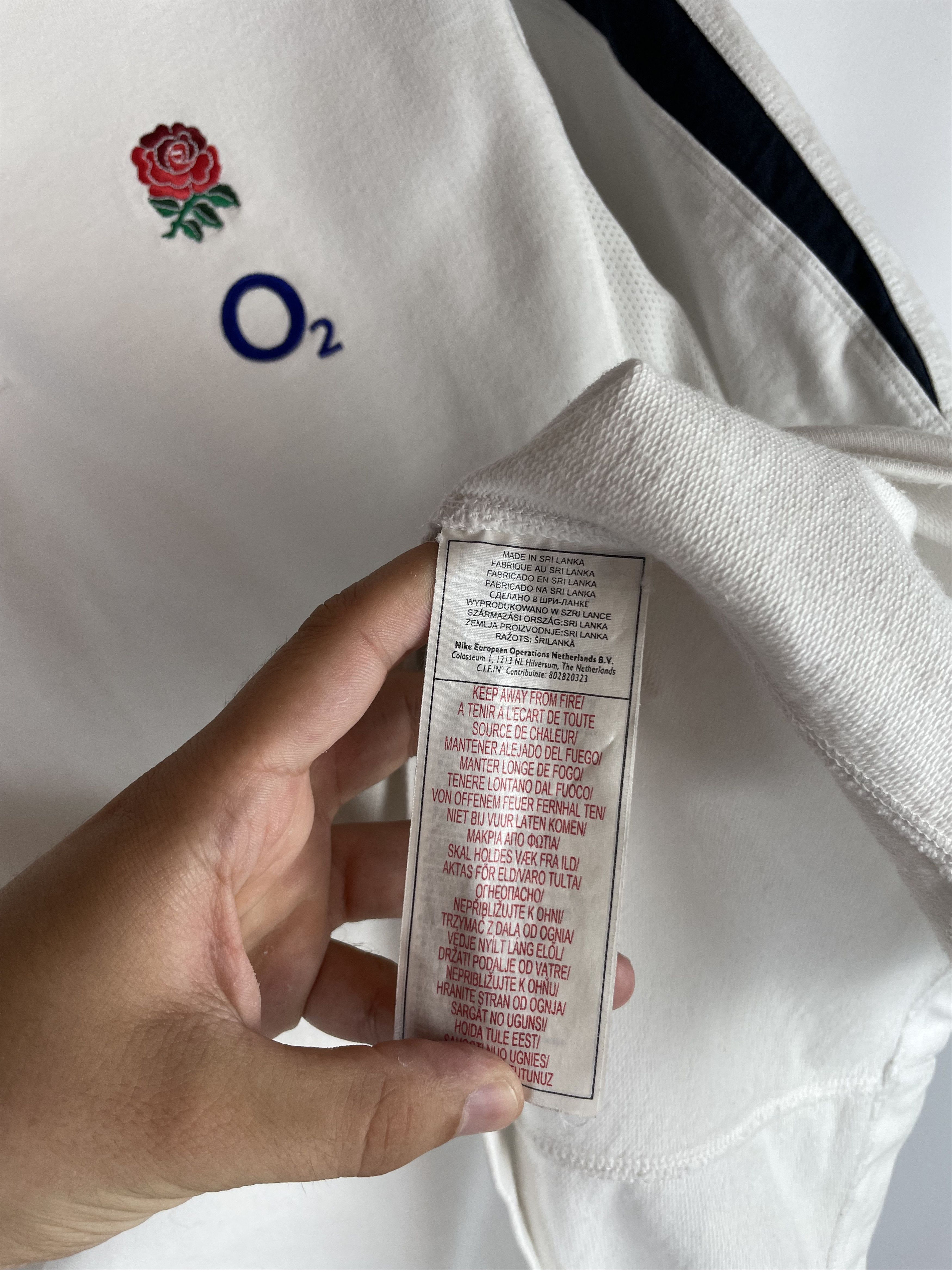 Nike × Vintage Nike England Rugby Polo tee jersey O2 Drill Shirt Size US XL / EU 56 / 4 - 8 Thumbnail