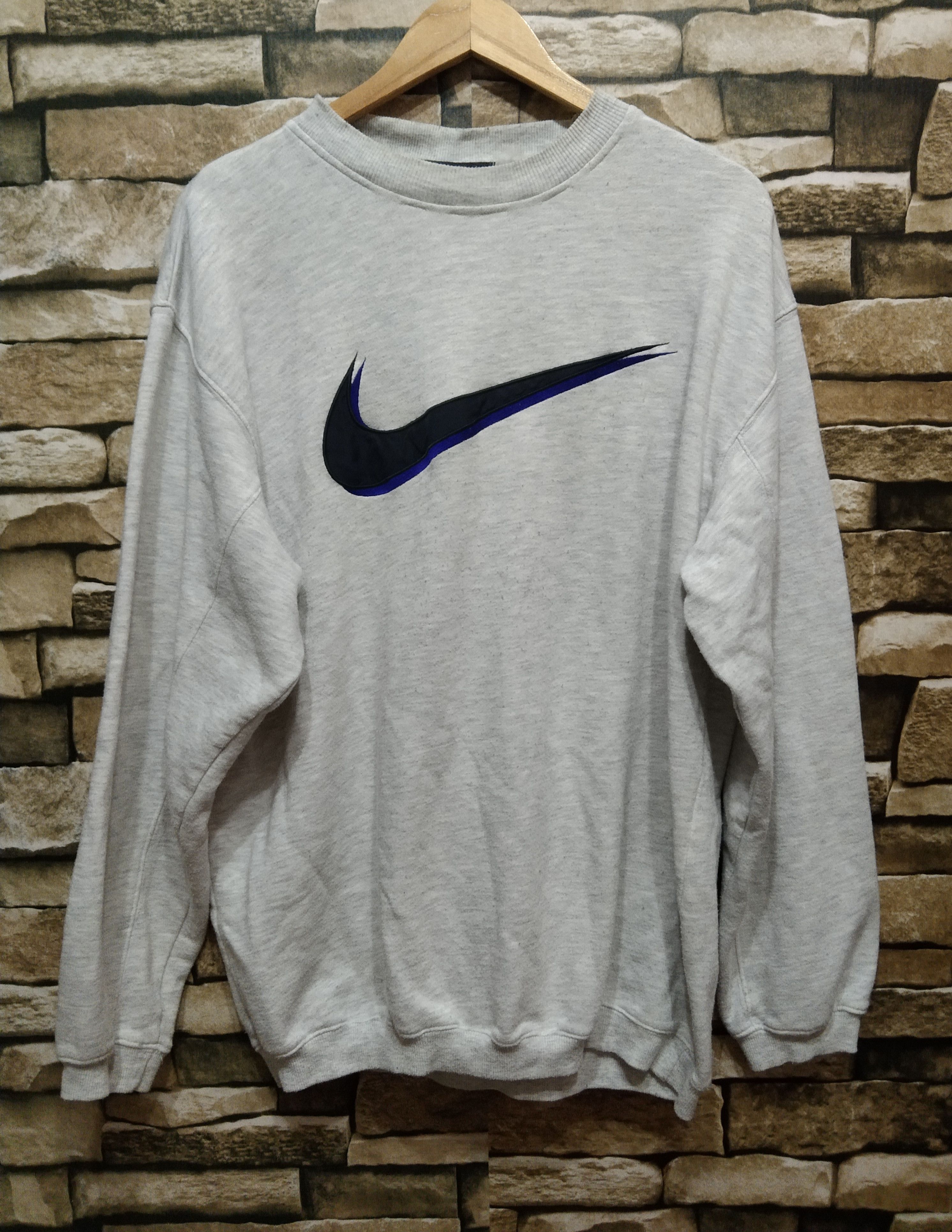 Nike × Vintage Vintage Nike Swoosh Big Logo Size US L / EU 52-54 / 3 - 1 Thumbnail