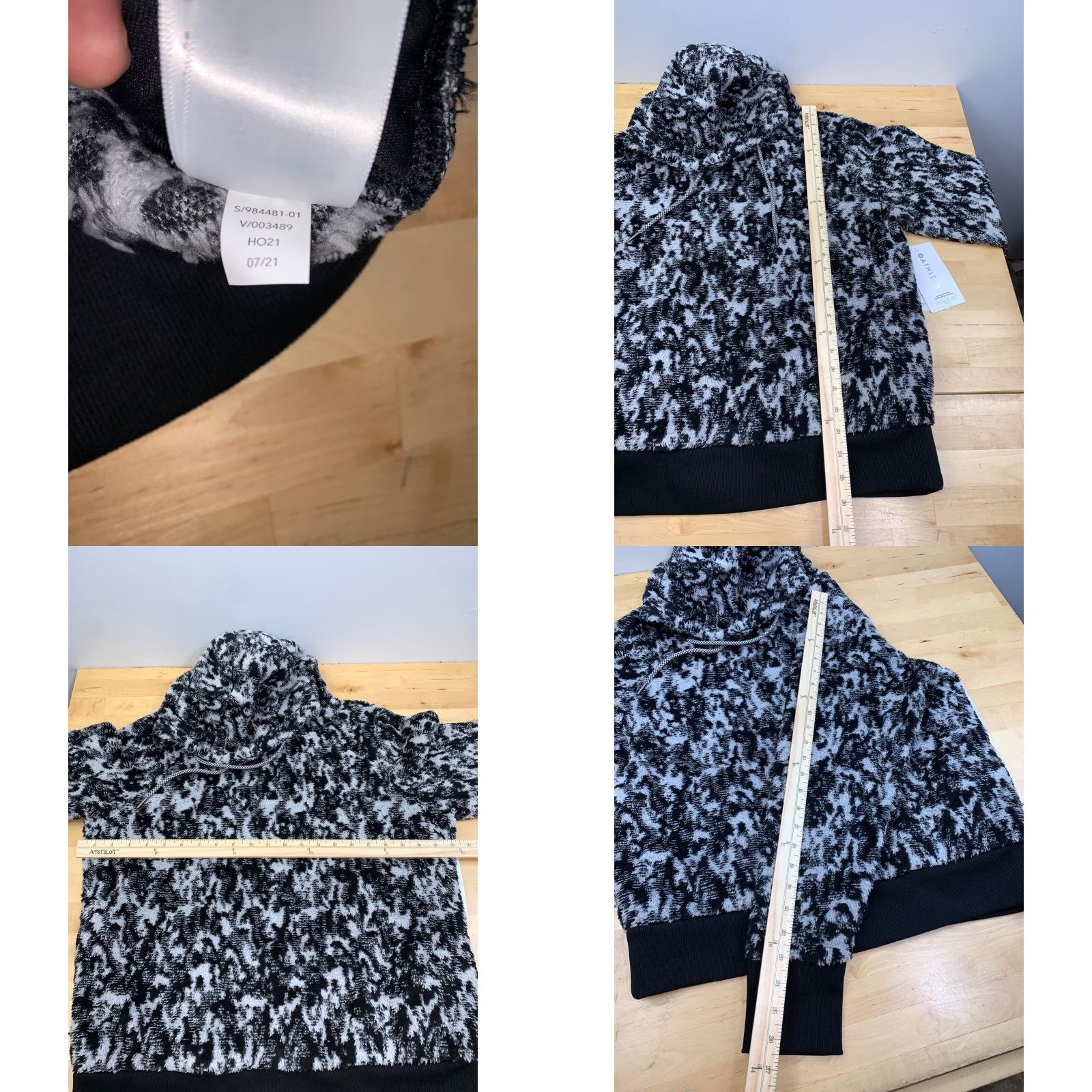 Athleta Athleta Hoodie Womens M Tugga Sherpa Jacquard Pullover Casual NWT Size M / US 6-8 / IT 42-44 - 8 Thumbnail