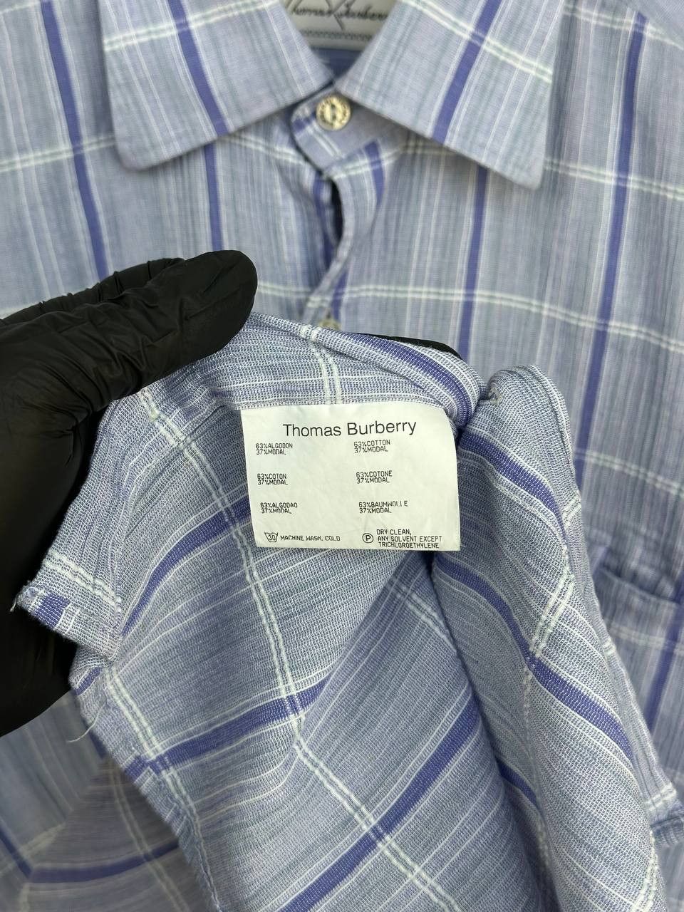 Burberry Thomas Burberry Vintage Button Up Shirt Check Cotton/Modal Size US S / EU 44-46 / 1 - 11 Thumbnail