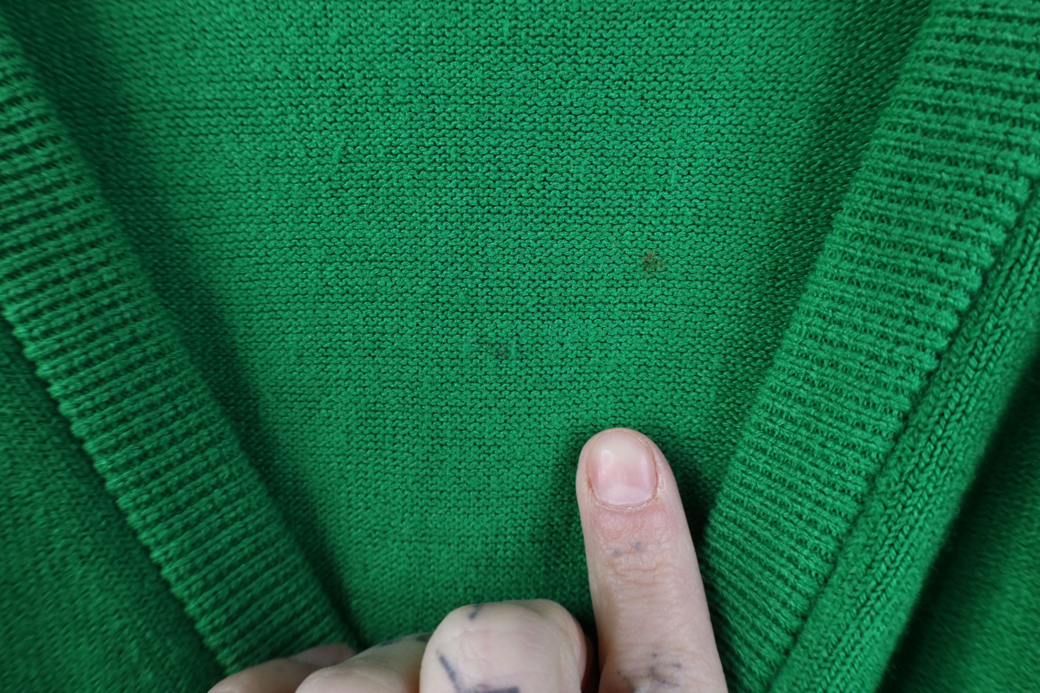 Vintage Vintage 70s Streetwear Knit The Masters Golf Sweater Green Size US L / EU 52-54 / 3 - 6 Thumbnail