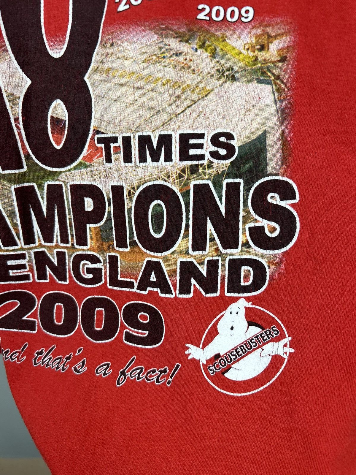 Vintage Vintage 00s Manchester United Champions of England 2009 Tee Size US L / EU 52-54 / 3 - 10 Thumbnail