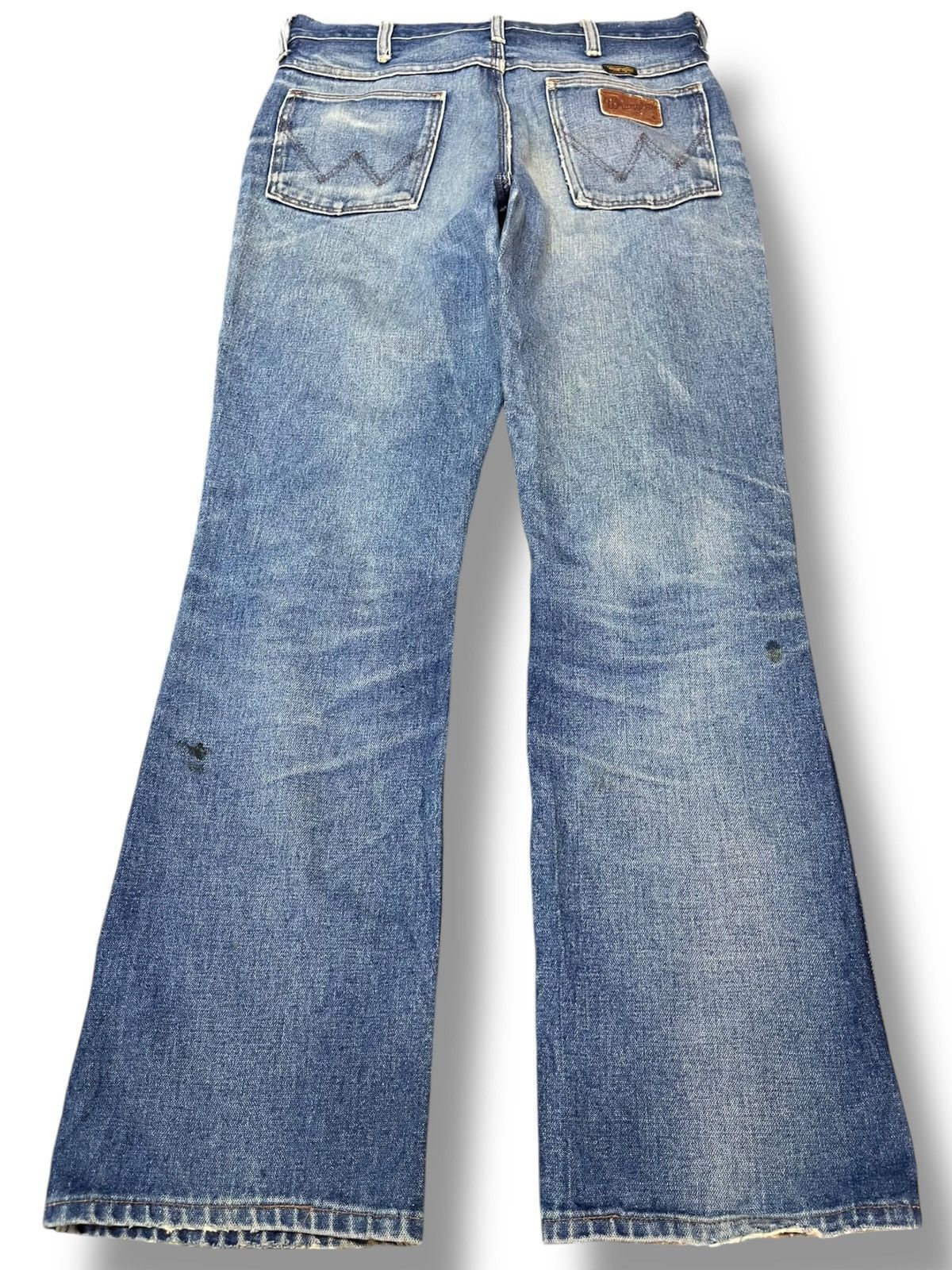 Wrangler Vintage Wrangler Flare Bootcut Distressed Denim Size US 30 / EU 46 - 5 Thumbnail