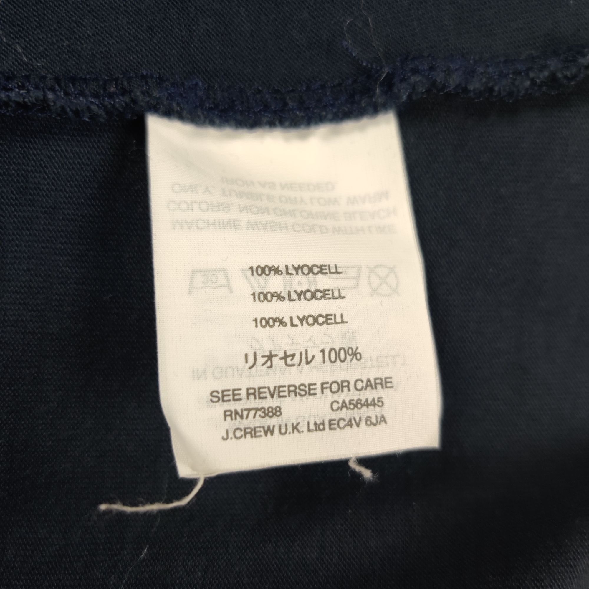 J.Crew J.Crew Scoop Neck Tank Top S Navy Blue Stretch Preppy Minima Size S / US 4 / IT 40 - 4 Thumbnail