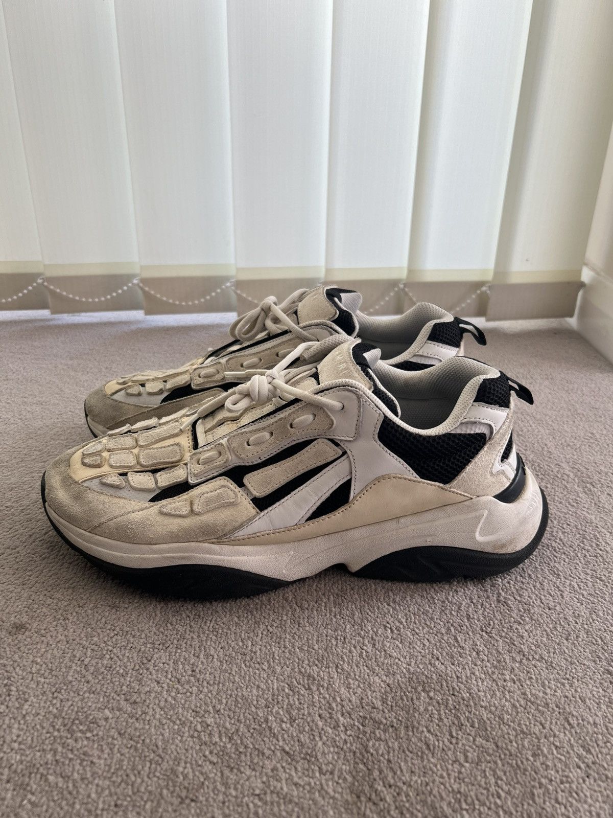 Amiri Amiri Bone Runner Size US 12 / EU 45 - 3 Thumbnail