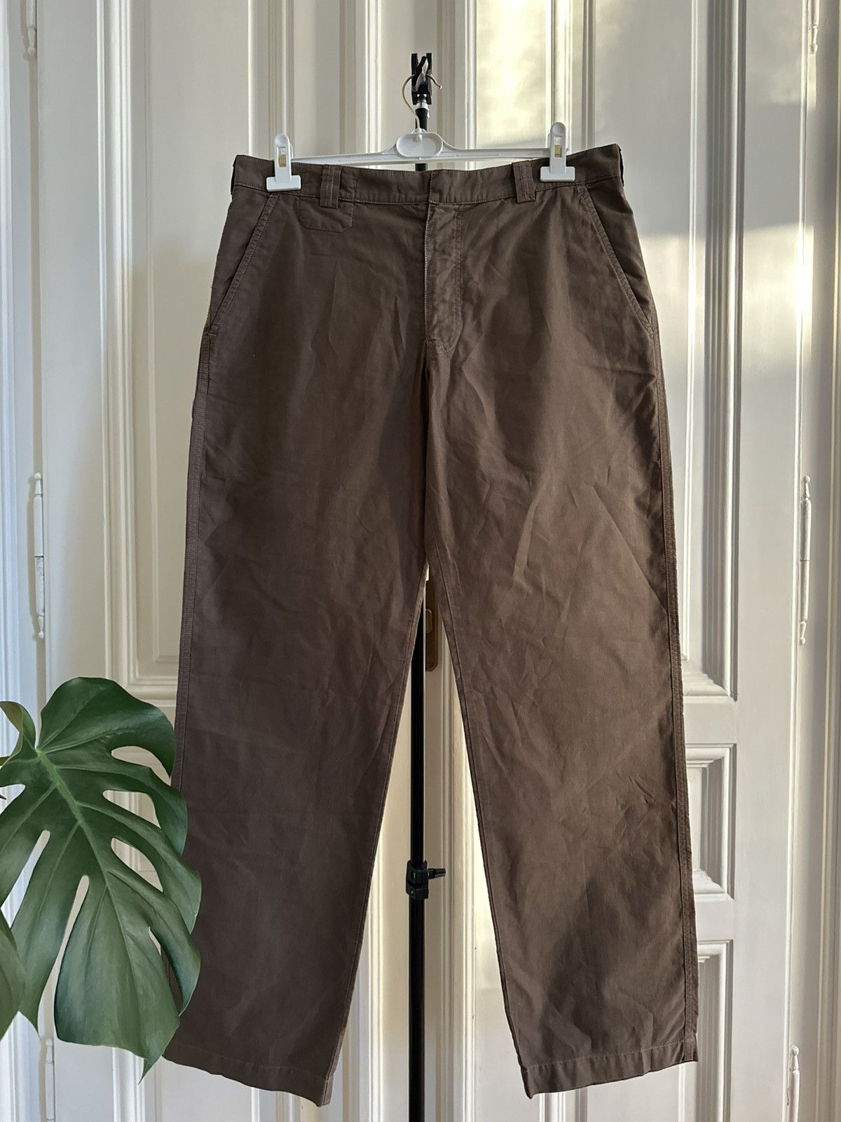 Armani Vintage Armani Jeans Collection Army Brown Baggy Cargo Pants Size US 36 / EU 52 - 12 Thumbnail