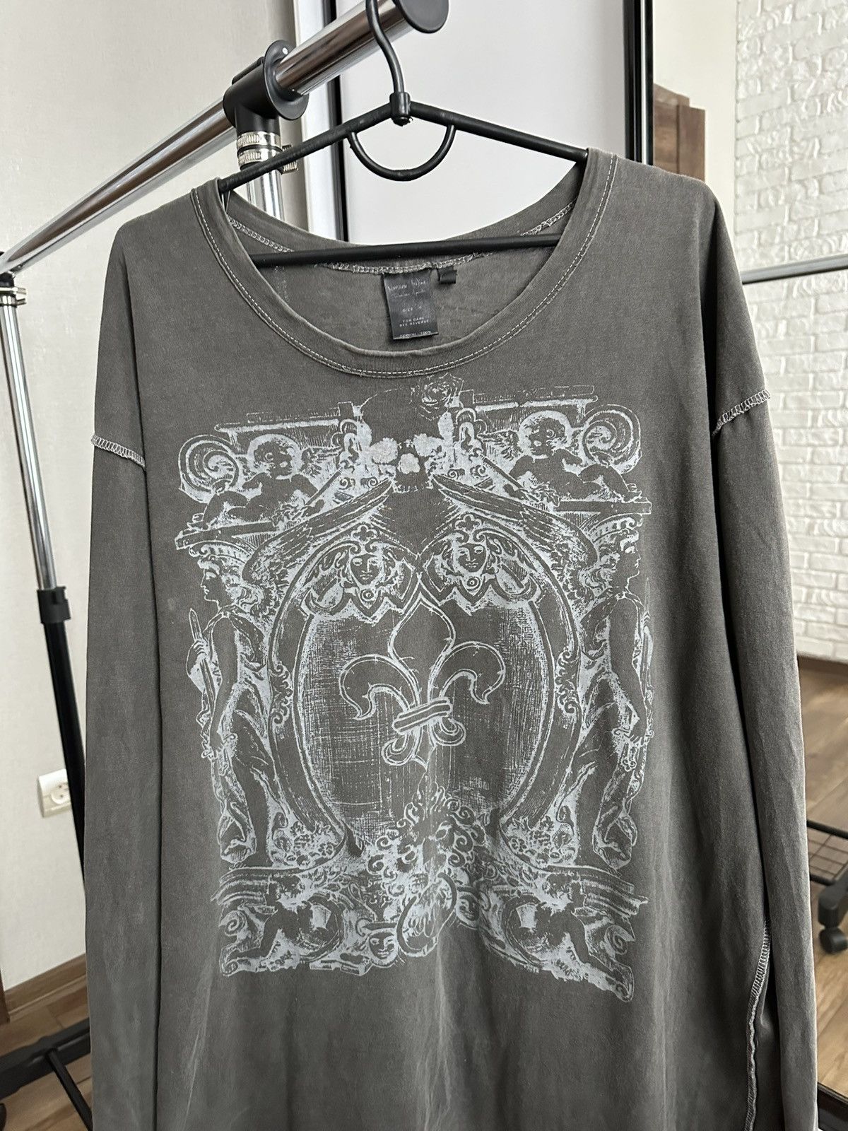 Number (N)ine Number (N)Ine Vintage Long Sleeve T-Shirt Japanese Size US XL / EU 56 / 4 - 5 Thumbnail