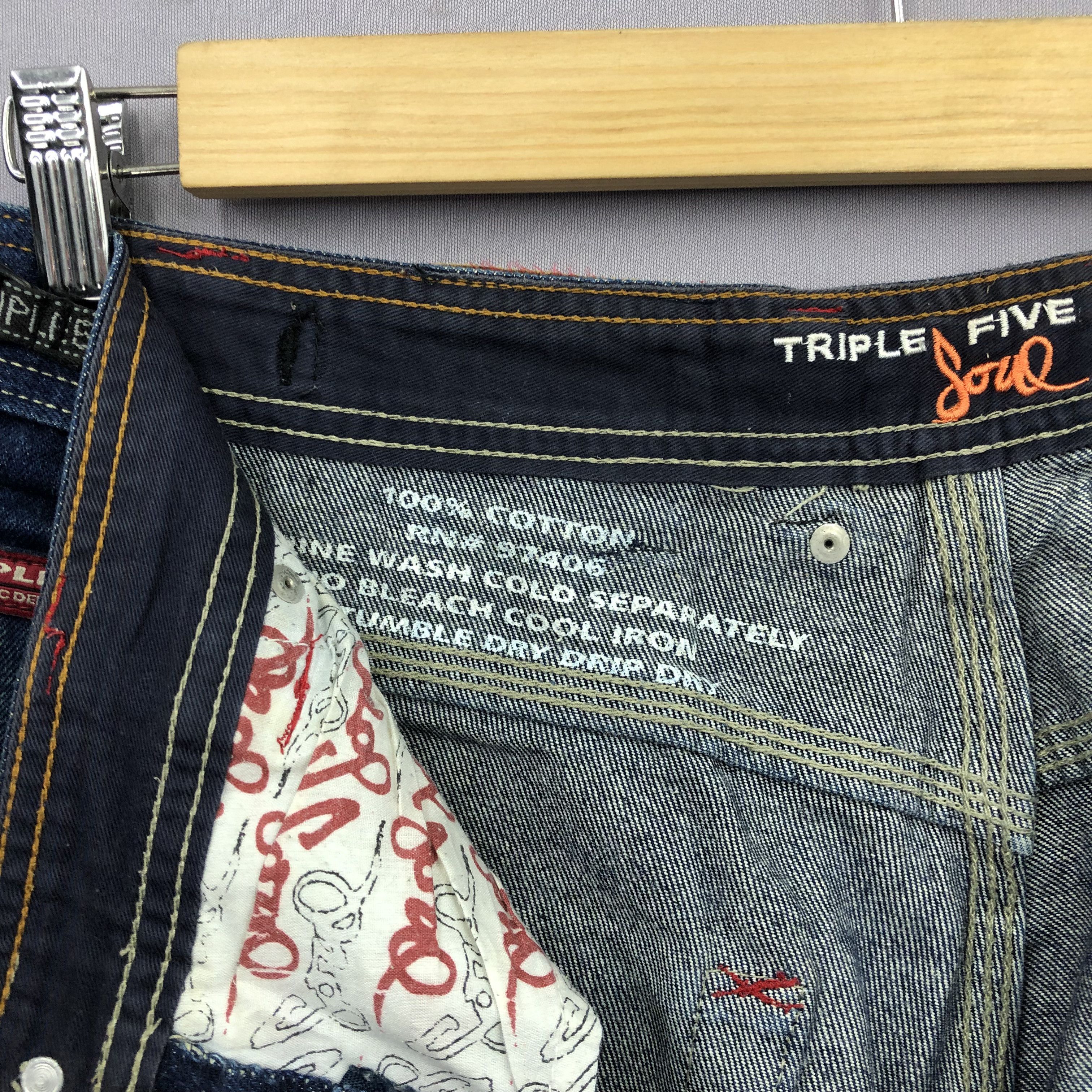 Triple 5 Soul Y2K Triple 5 Baggy Carpenter Skater Japanese Jeans Denim Size US 32 / EU 48 - 11 Thumbnail