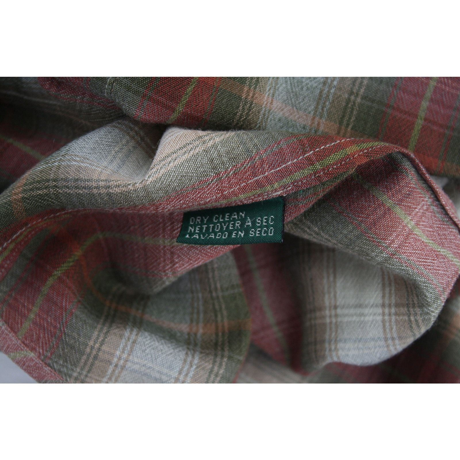 Ralph Lauren Lauren Ralph Lauren Plaid Rayon Wool Button Shirt Womens S Size S / US 4 / IT 40 - 8 Thumbnail