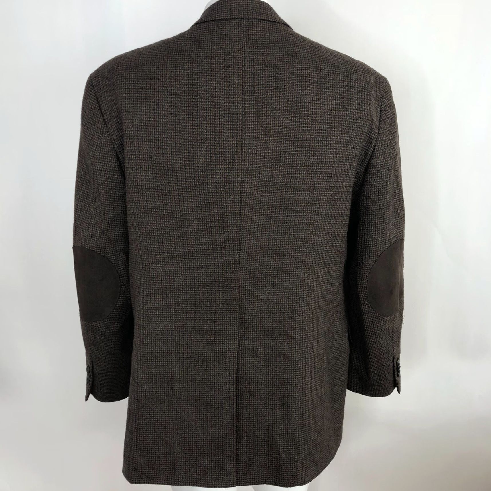 Tommy Hilfiger Tommy Hilfiger Sport Coat Jacket Elbow Patch 42 R Wool Brown Notch Lapel Single-Breasted 2-Button 4-Button Sleeve Vintage No Mens Regular Coat Size US XS / EU 42 / 0 - 4 Thumbnail