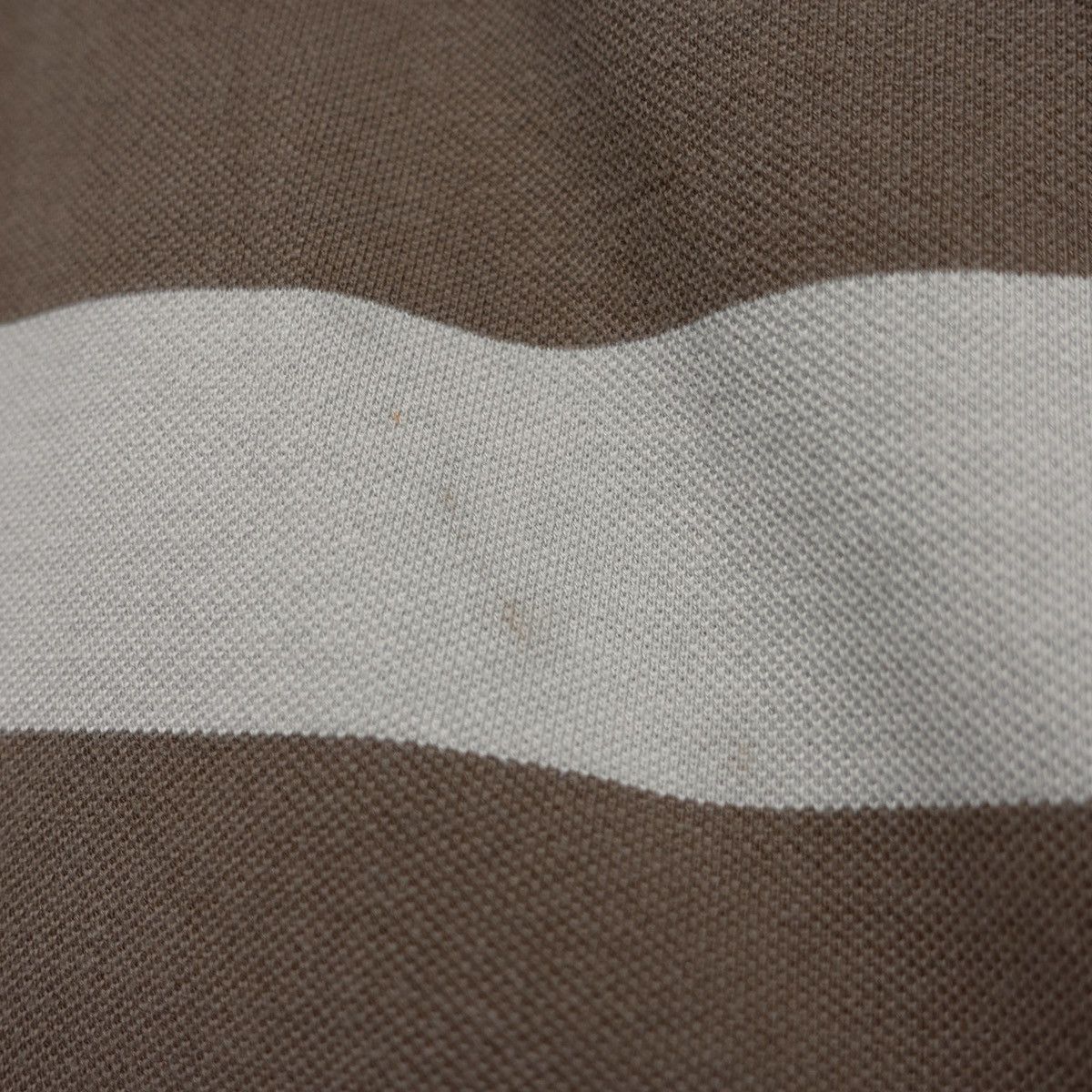 Lacoste × Vintage Vintage Lacoste Brown Polo Stripped Long Sleeve Shirt Size US S / EU 44-46 / 1 - 7 Thumbnail